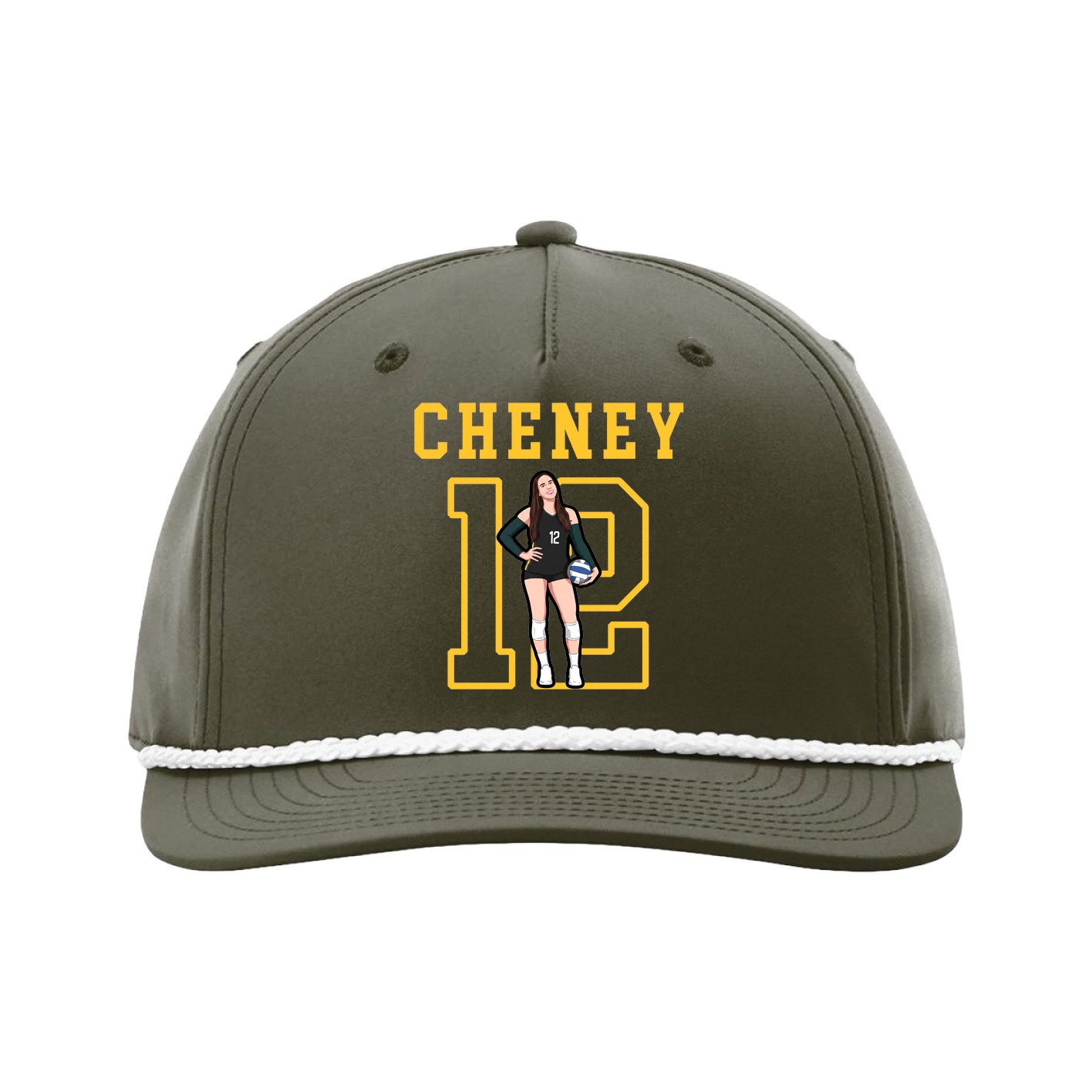 Five-Panel Classic Rope Cap — Shirsey in Green