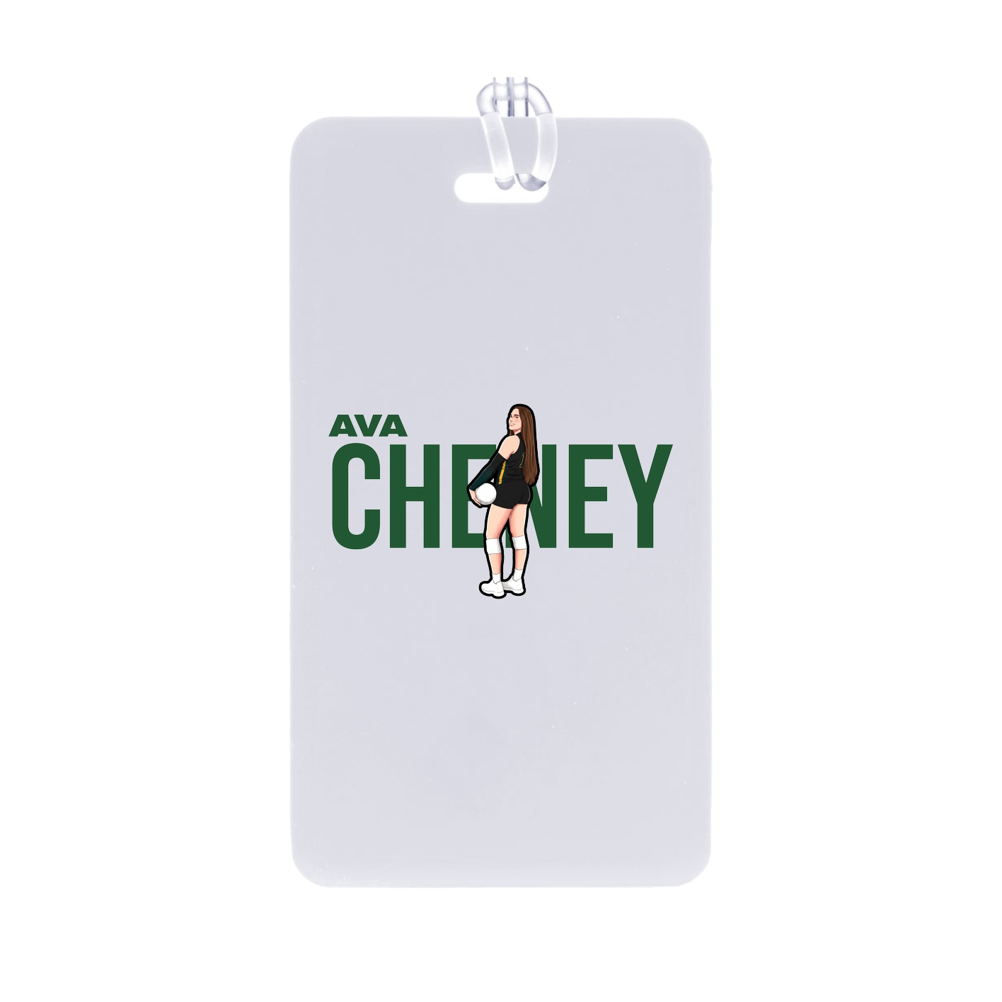 Bag Tag — Player Name in Classic