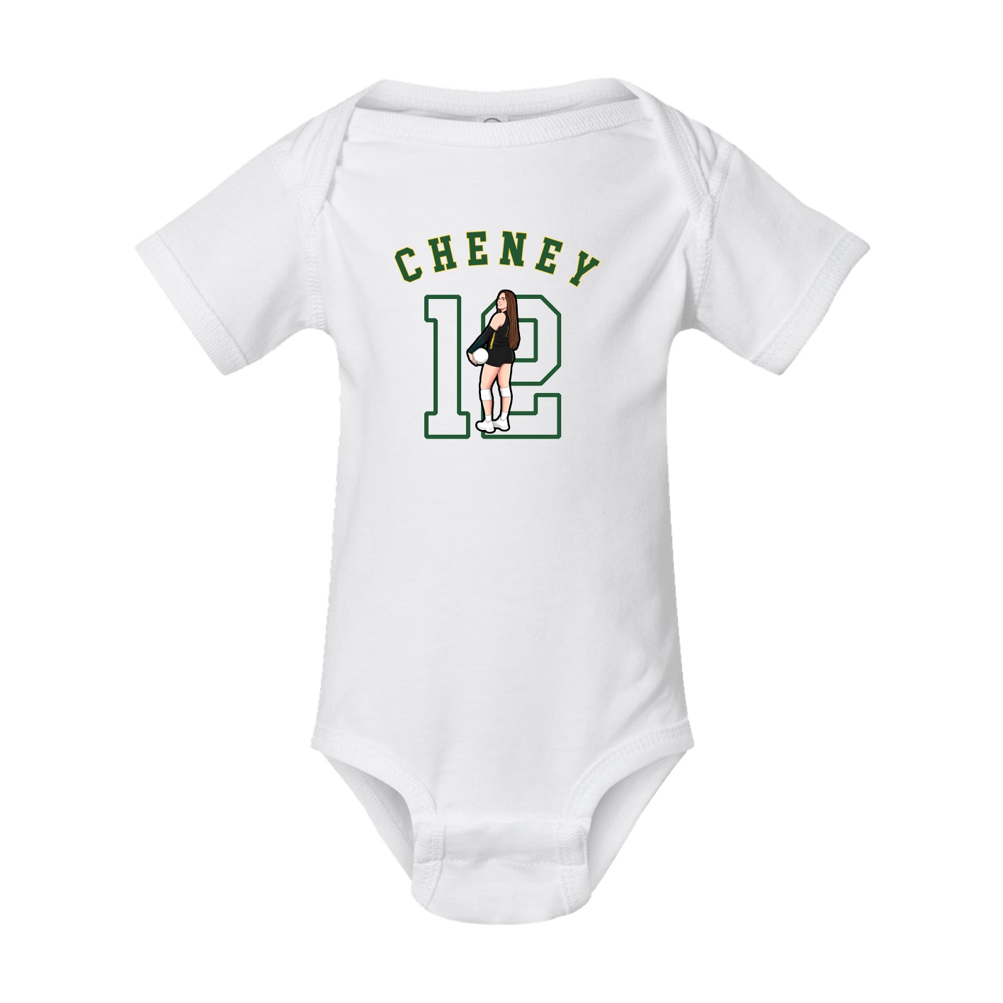 Baby Onesie — Shirsey Arch in White