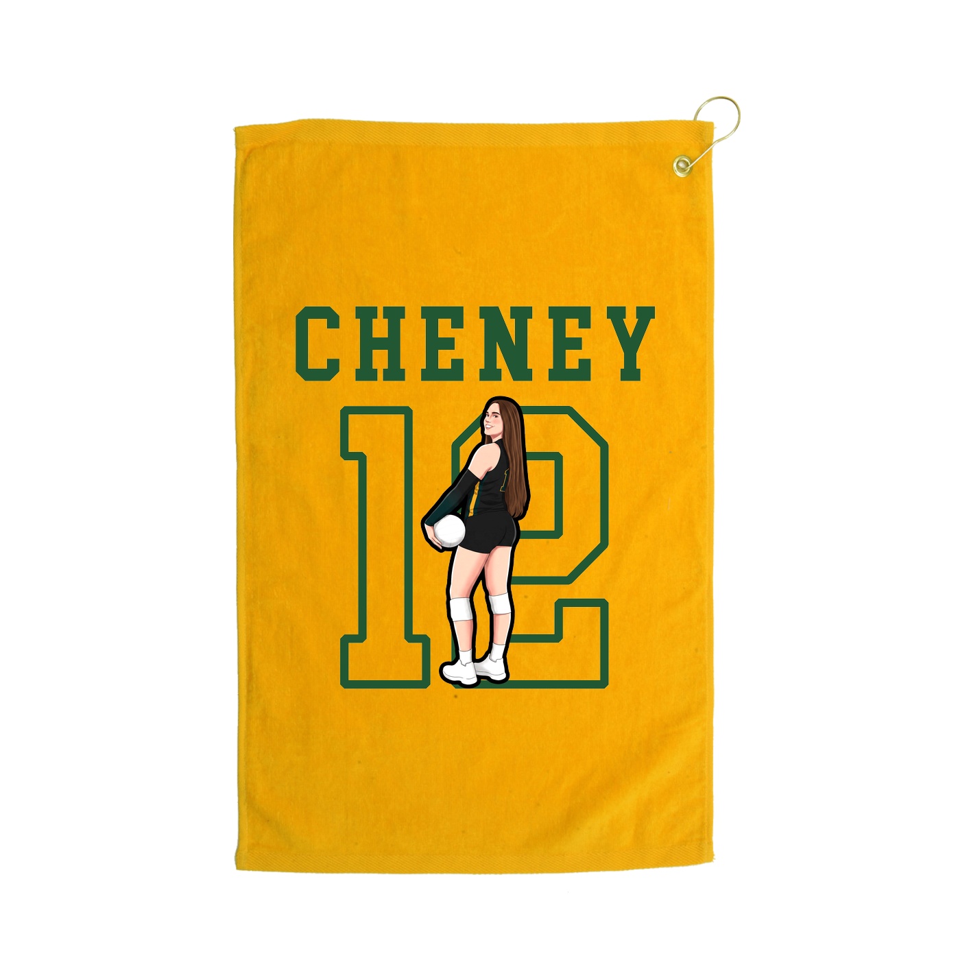 Golf Towel — Shirsey in Gold