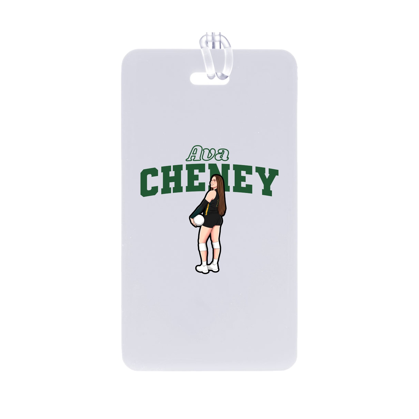 Bag Tag — Name Arch in Classic