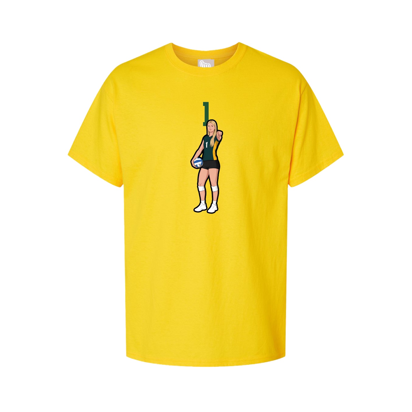 Tee — Number Top in Gold