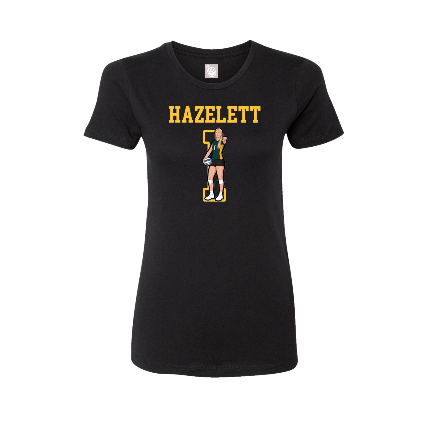 Fitted Women's Tee — Shirsey in Black