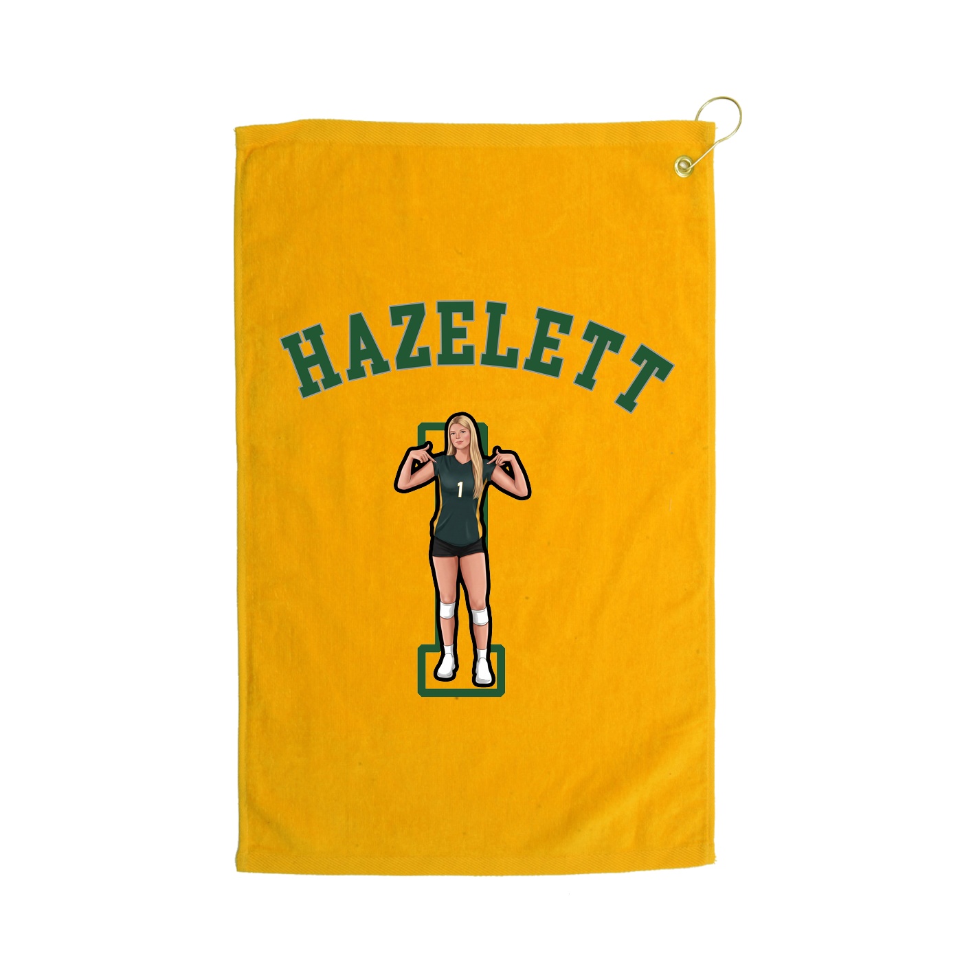 Golf Towel — Shirsey Arch in Gold