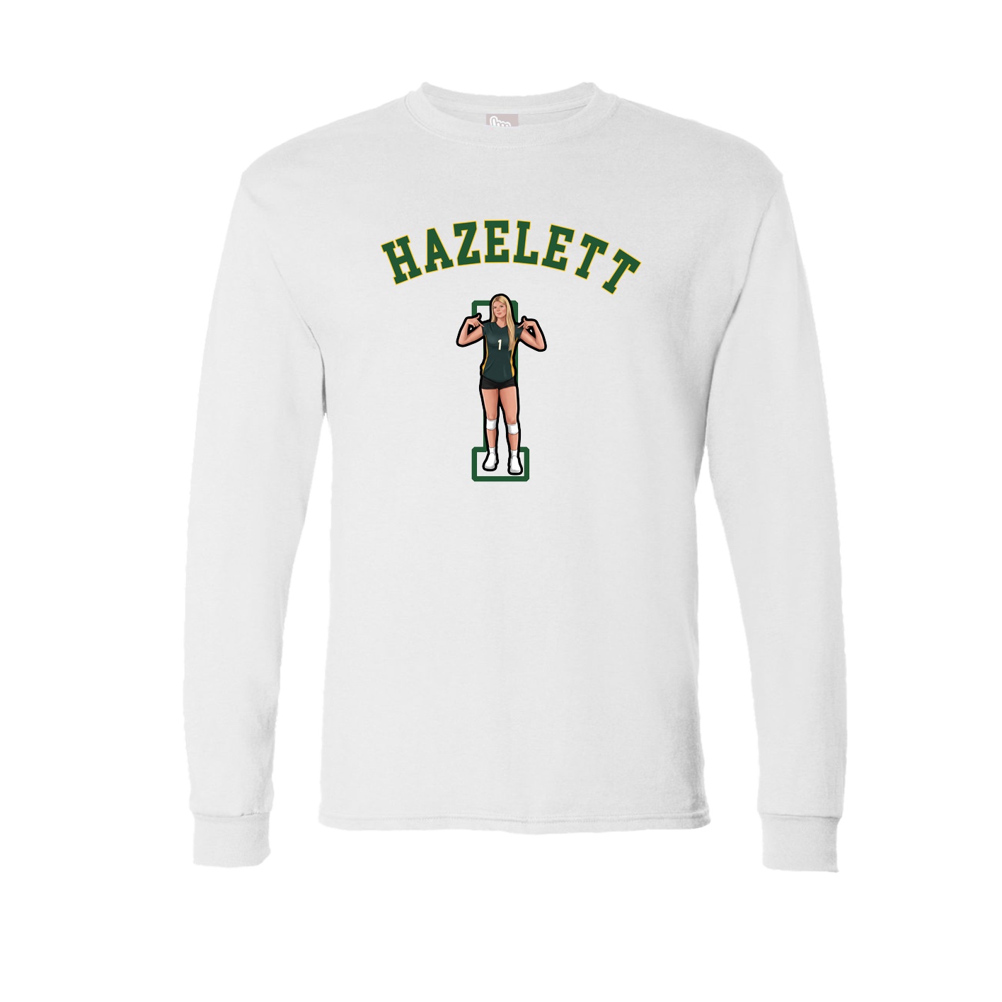 Long Sleeve Tee — Shirsey Arch in White