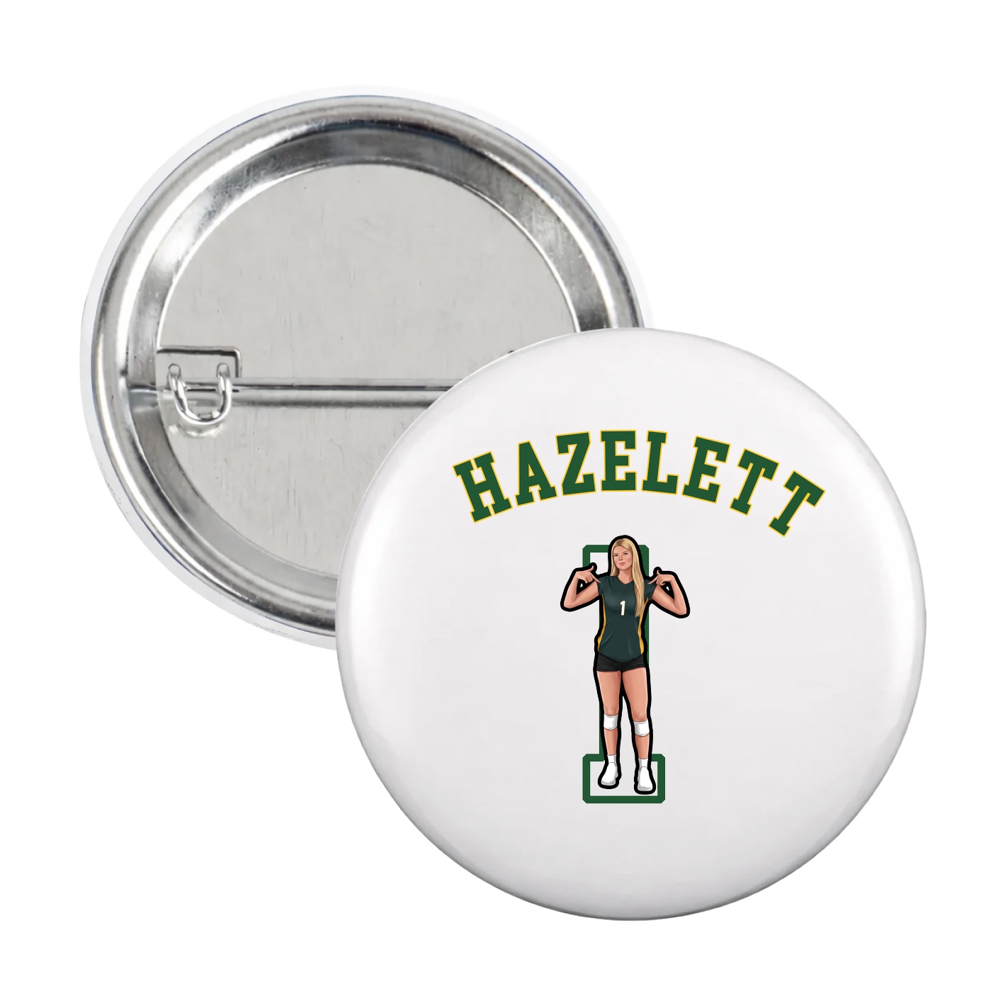 Game Day Button — Shirsey Arch in White