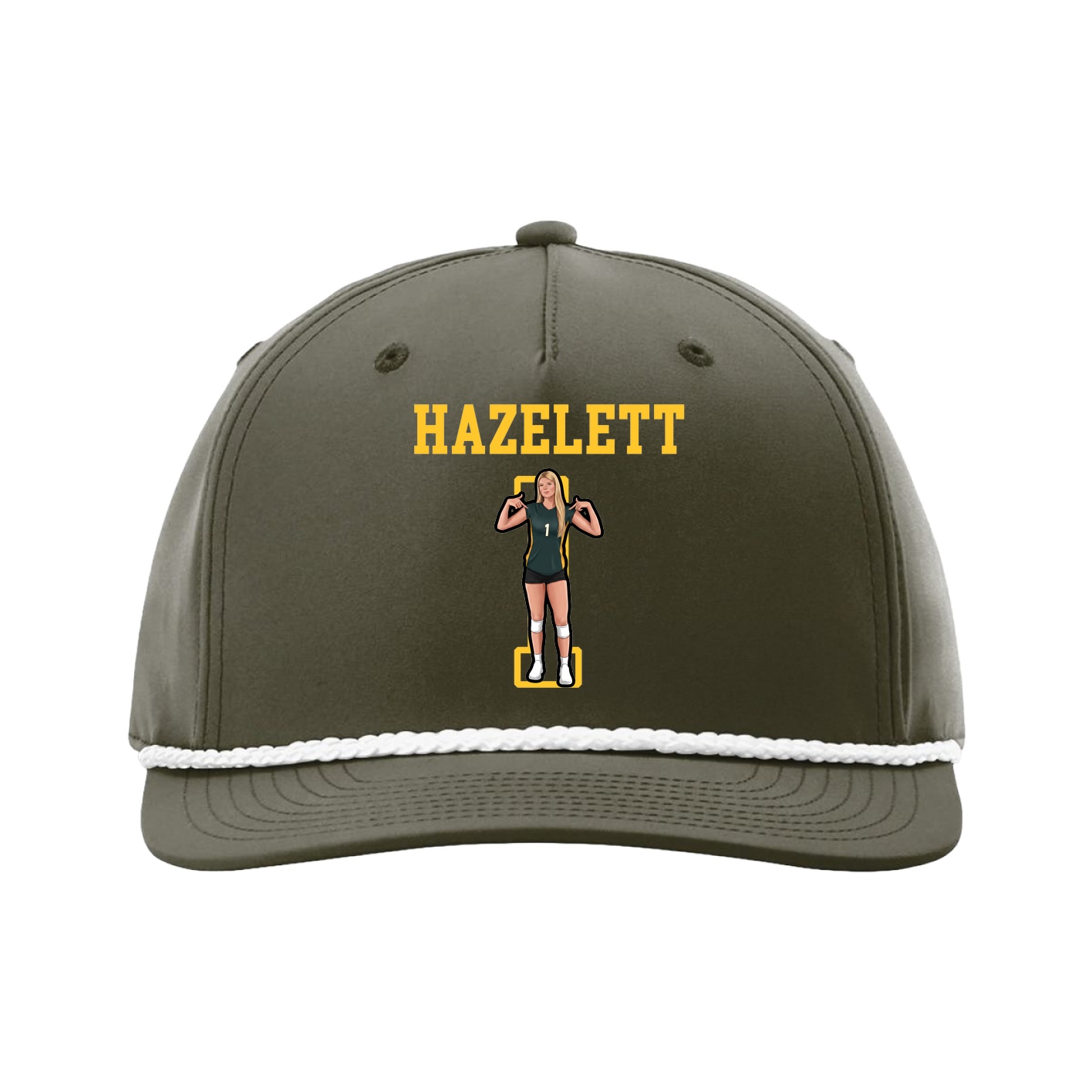 Five-Panel Classic Rope Cap — Shirsey in Green