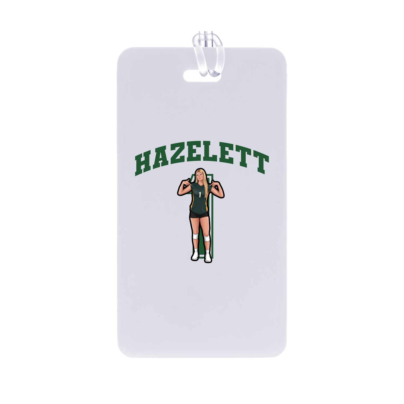 Bag Tag — Number in Classic
