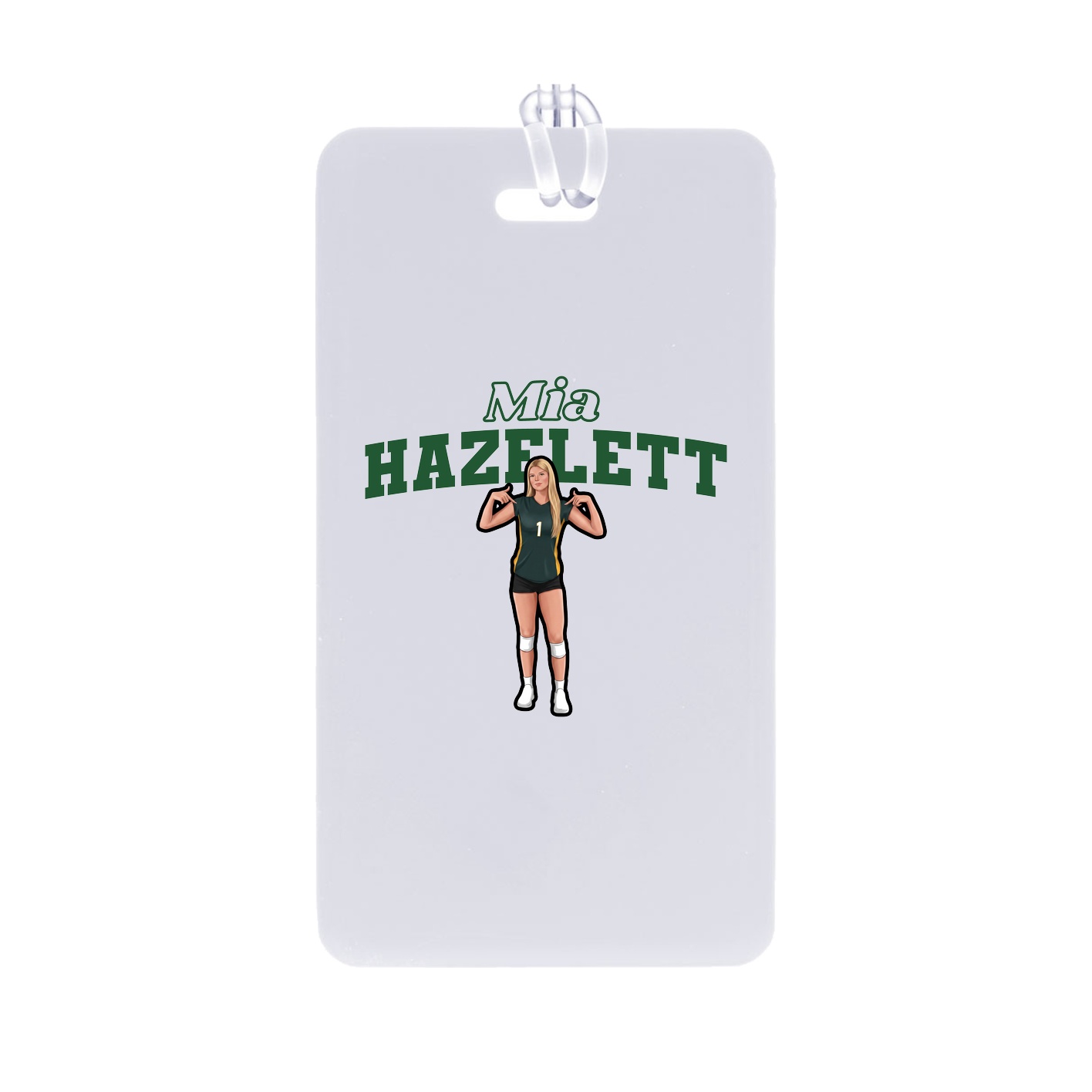 Bag Tag — Name Arch in Classic