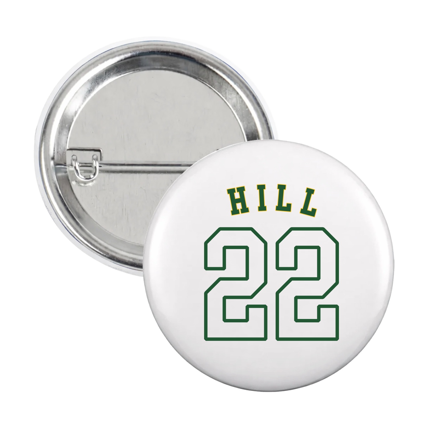 Game Day Button — Shirsey Arch in White