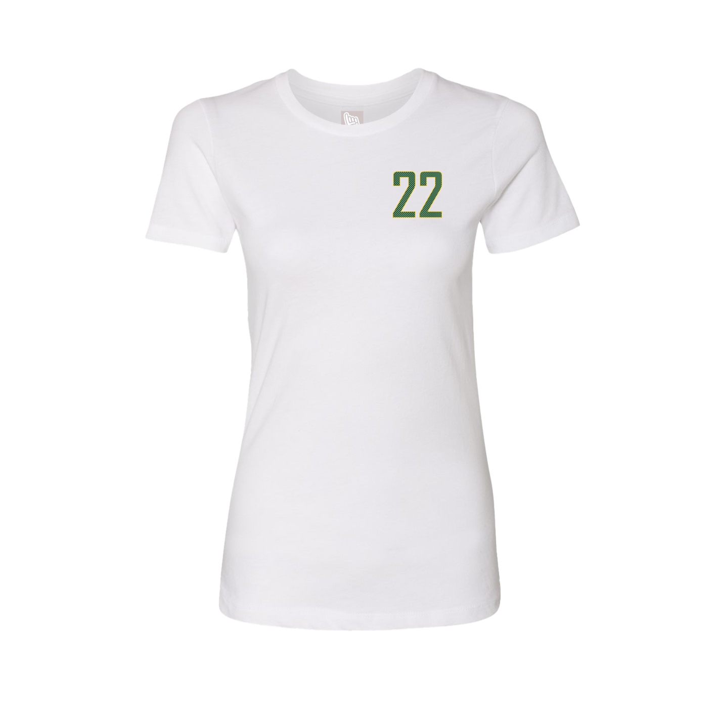 Fitted Women's Tee — Front Shirsy in White