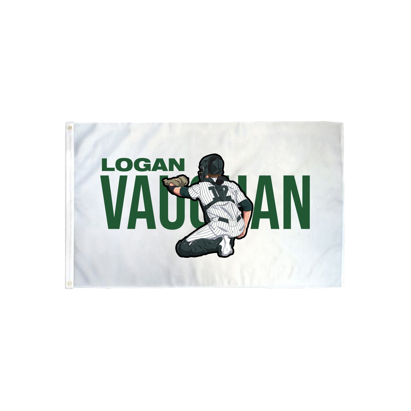 3x5 Flag — Player Name in Classic