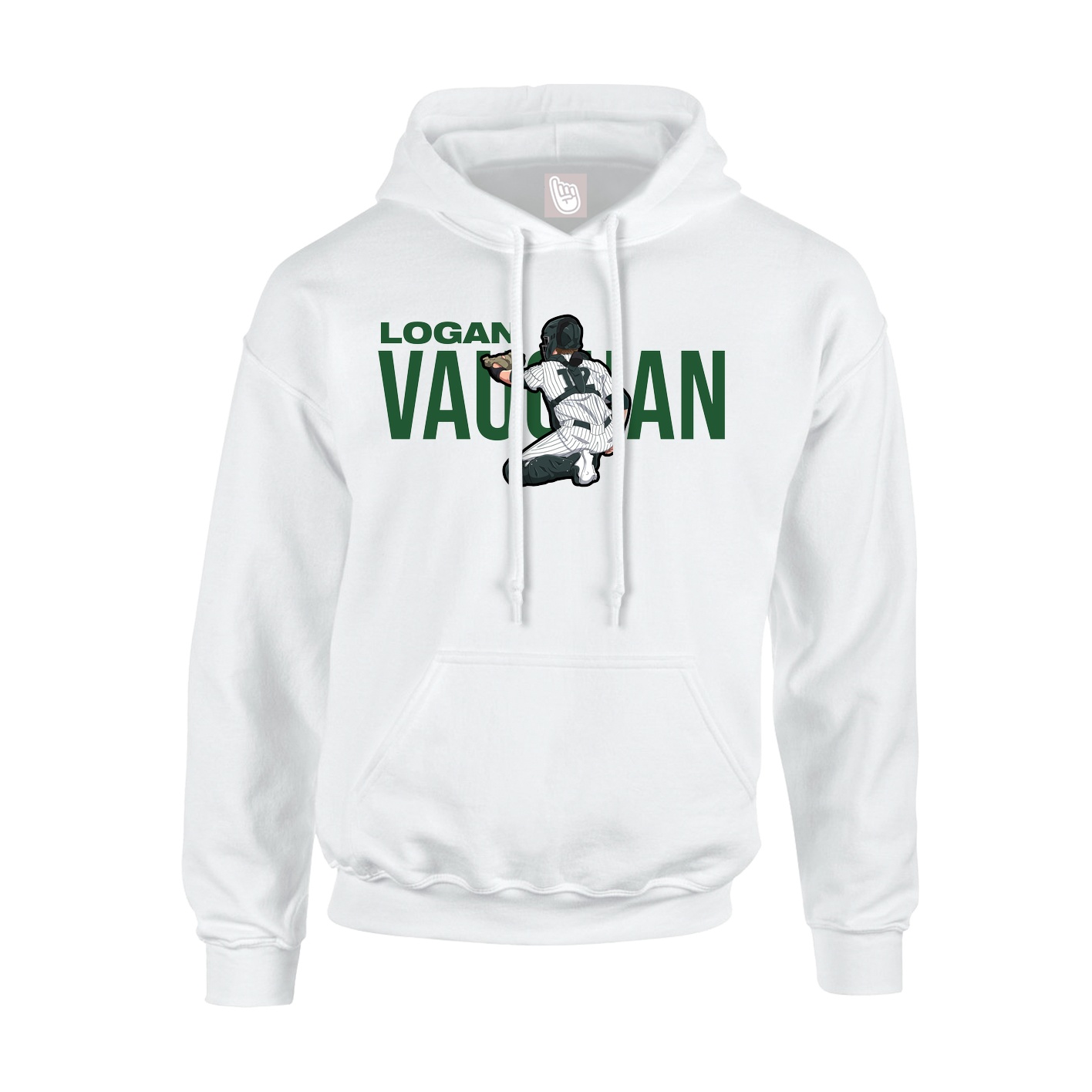 Hoodie — Player Name in White