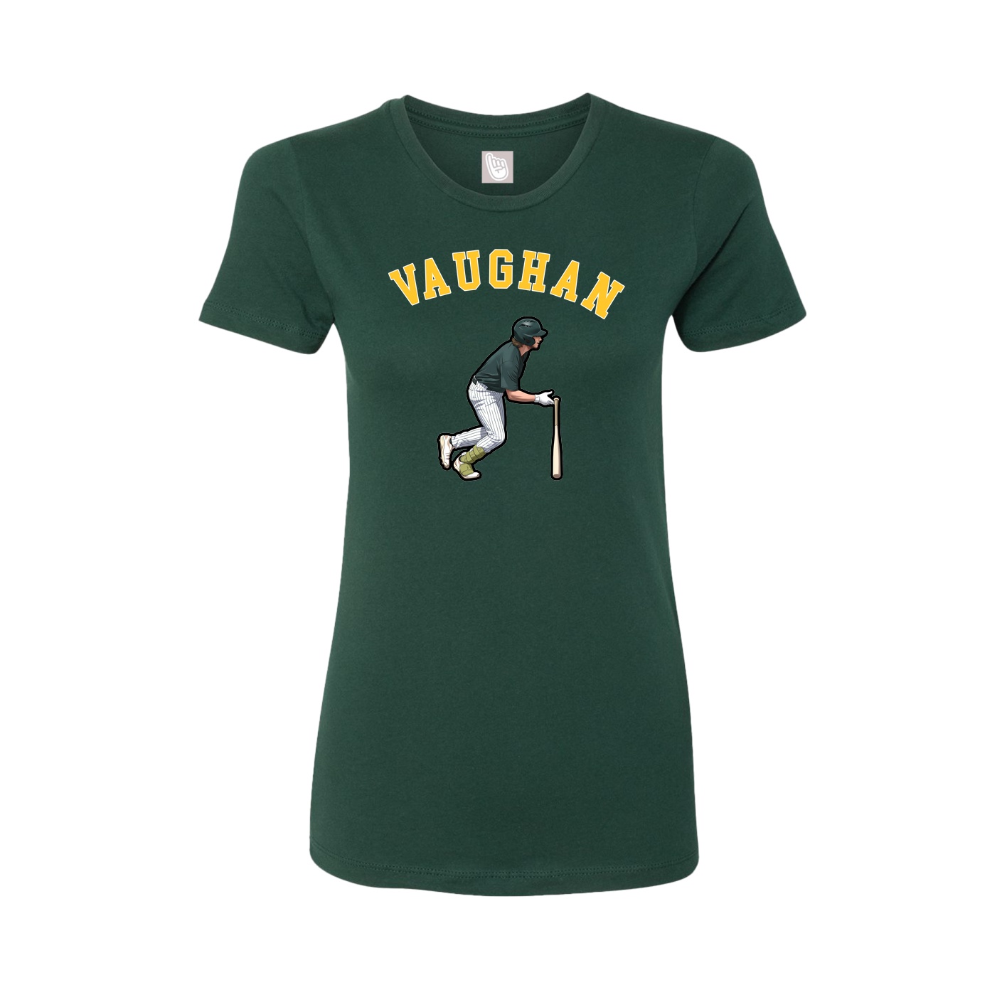 Fitted Women's Tee — Shirsey Arch in Green