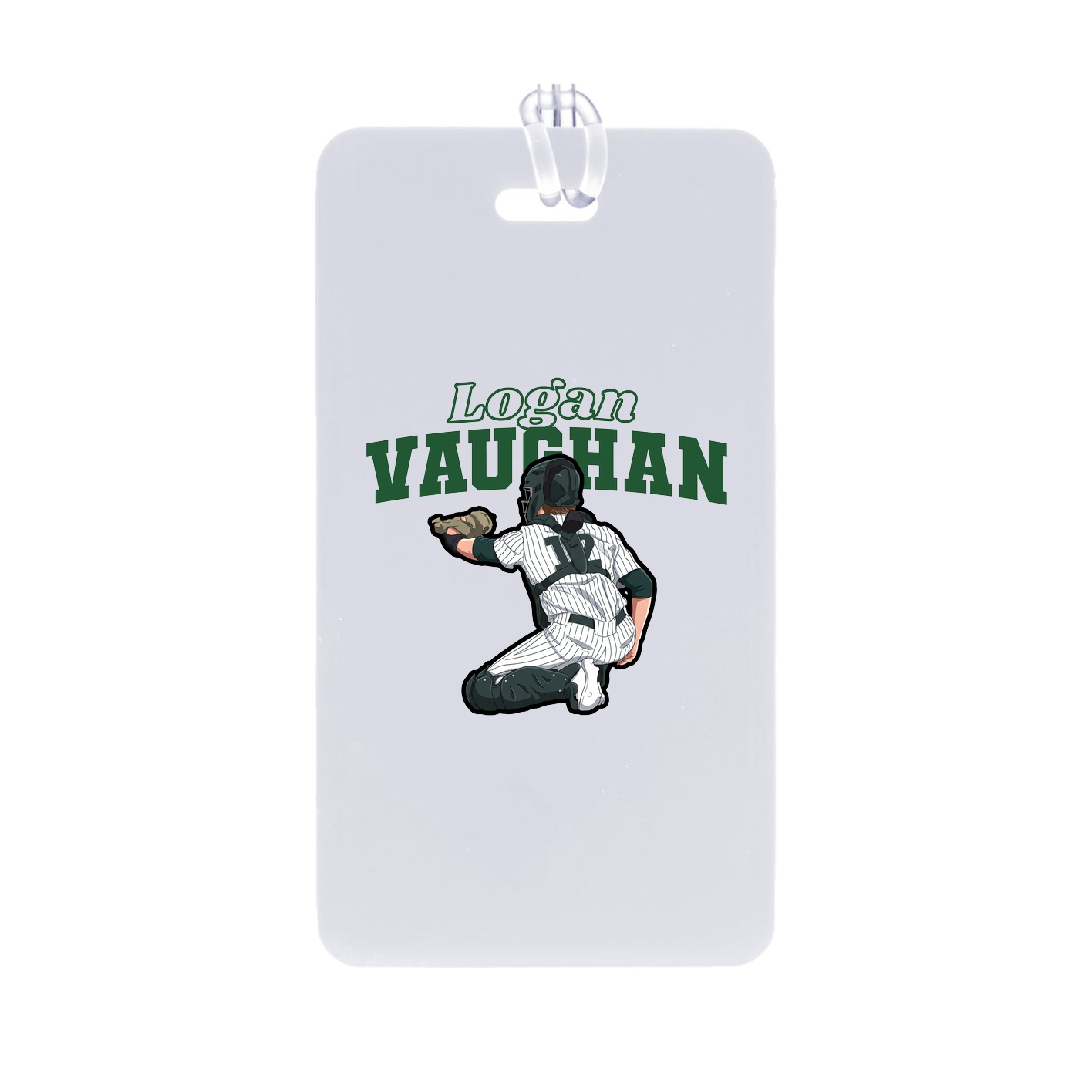 Bag Tag — Name Arch in Classic