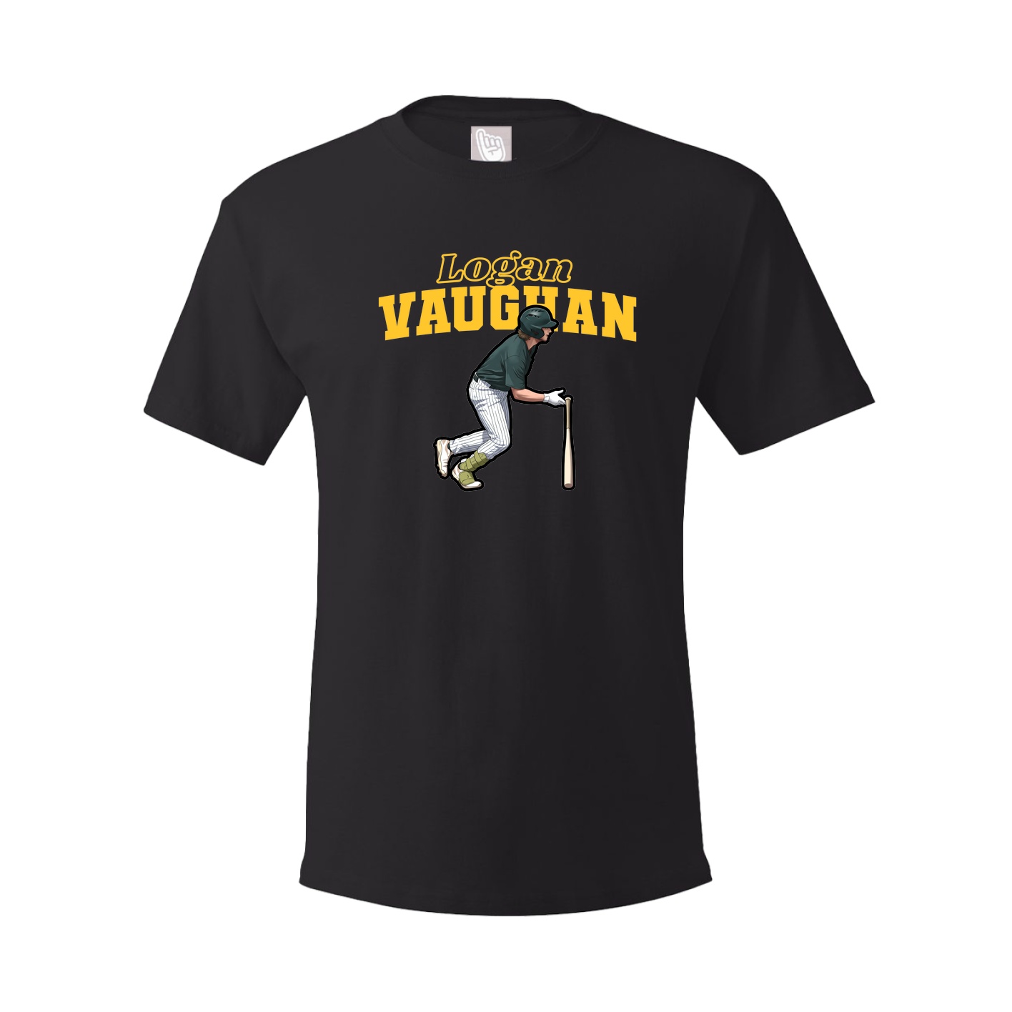 Youth Tee — Name Arch in Black