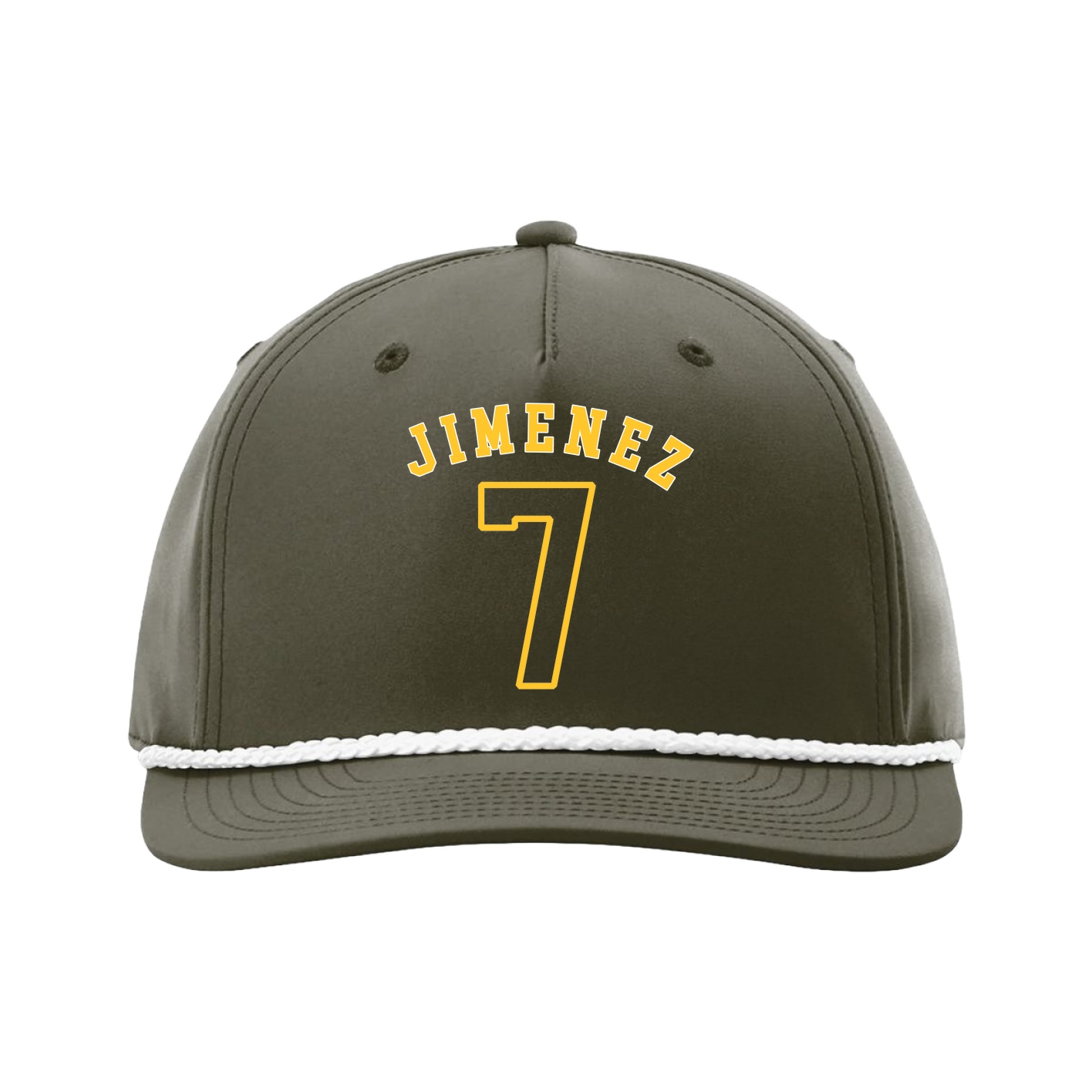 Five-Panel Classic Rope Cap — Shirsey Arch in Green