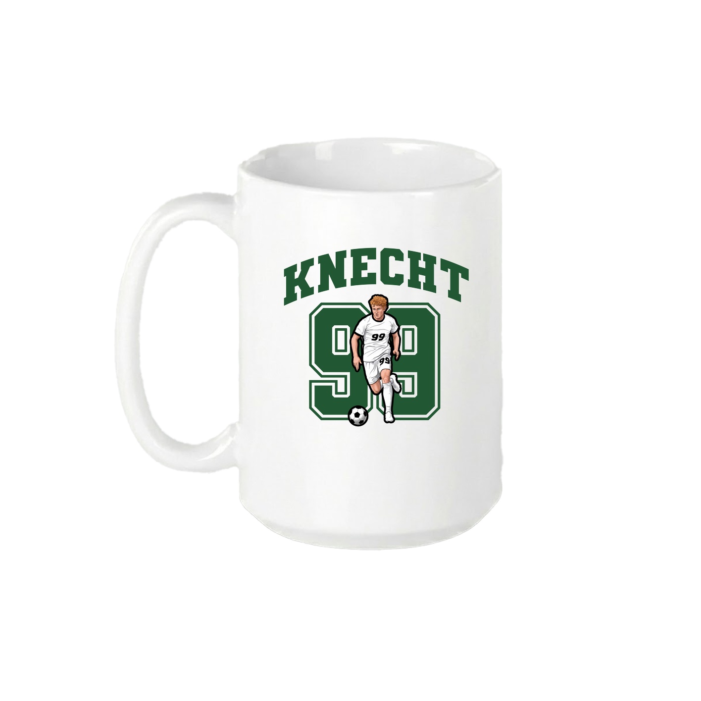 15oz Coffee Mug — Number in White