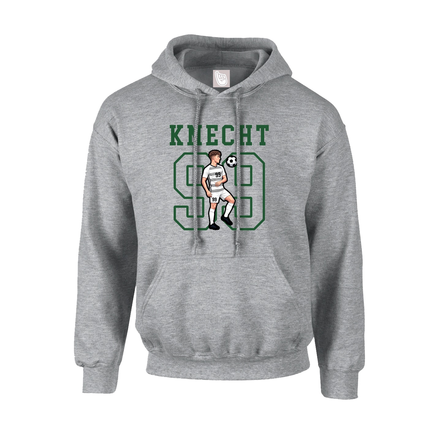 Hoodie — Shirsey in Grey
