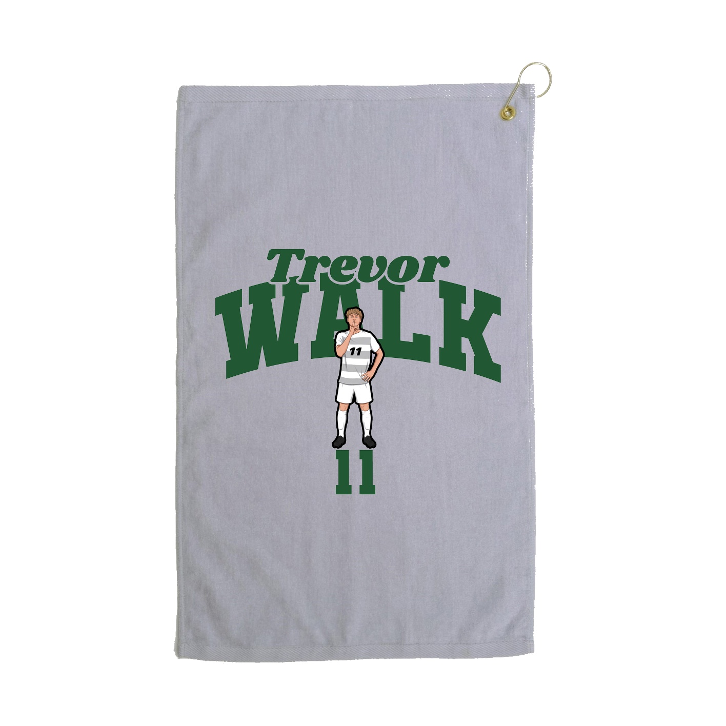 Golf Towel — Signature Arch in Grey