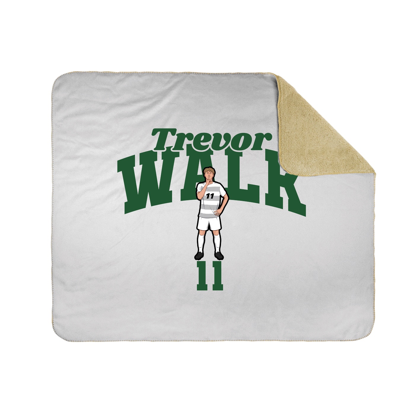Throw Blanket — Signature Arch in White