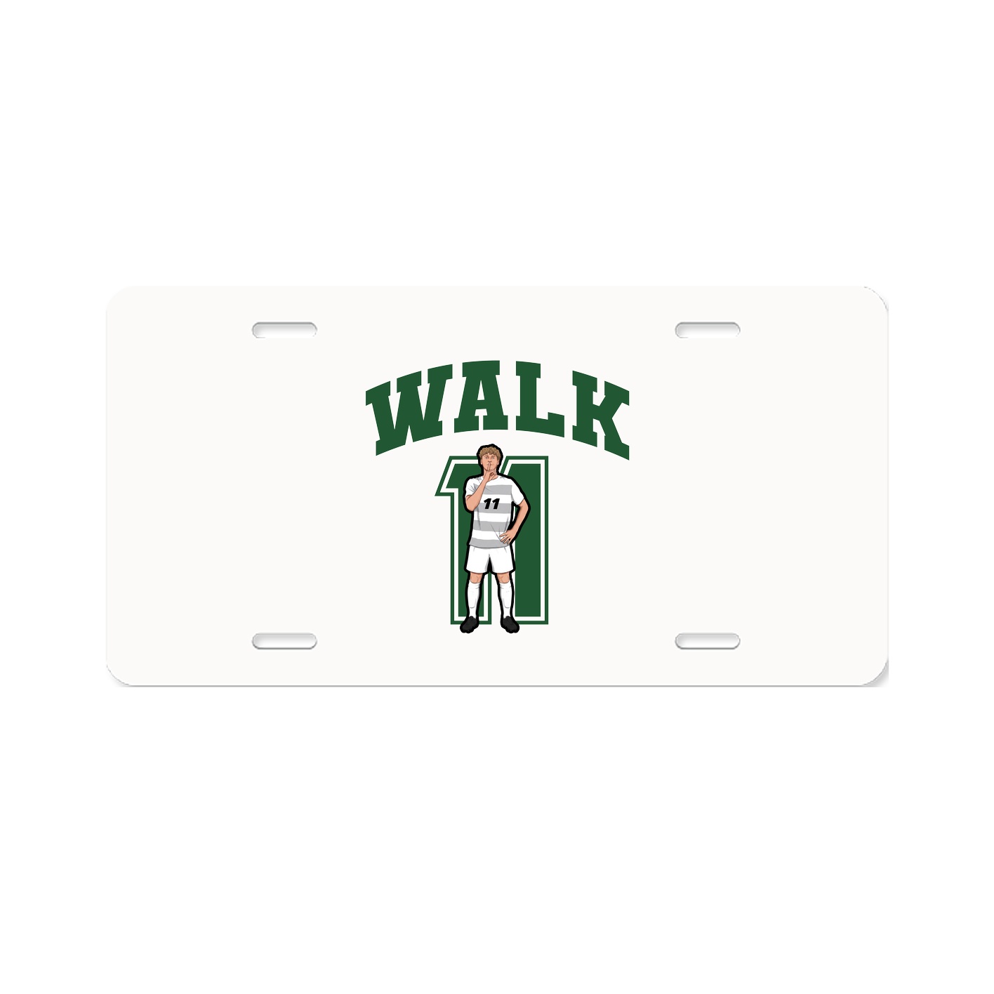 License Plate — Number in Classic