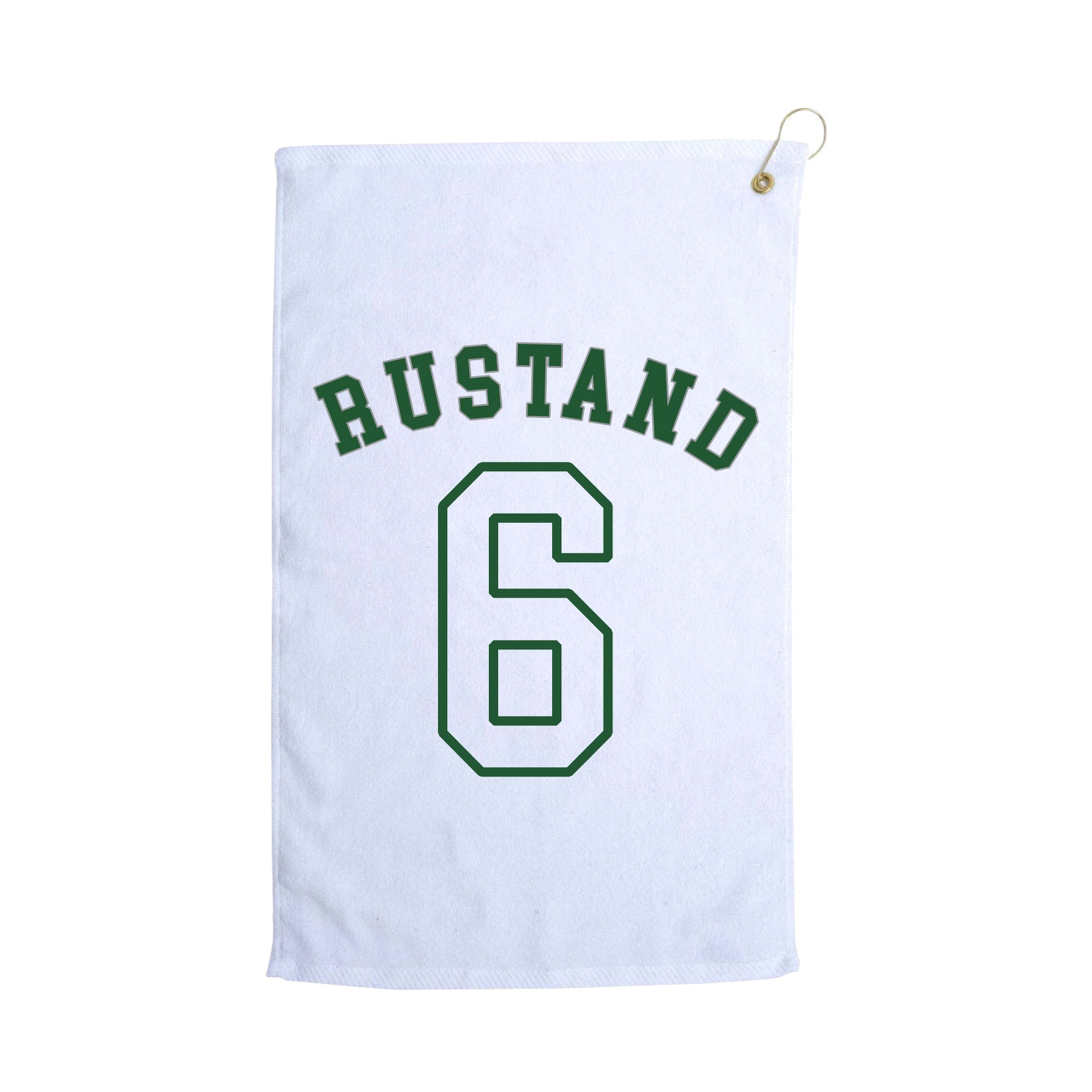Golf Towel — Shirsey Arch in White