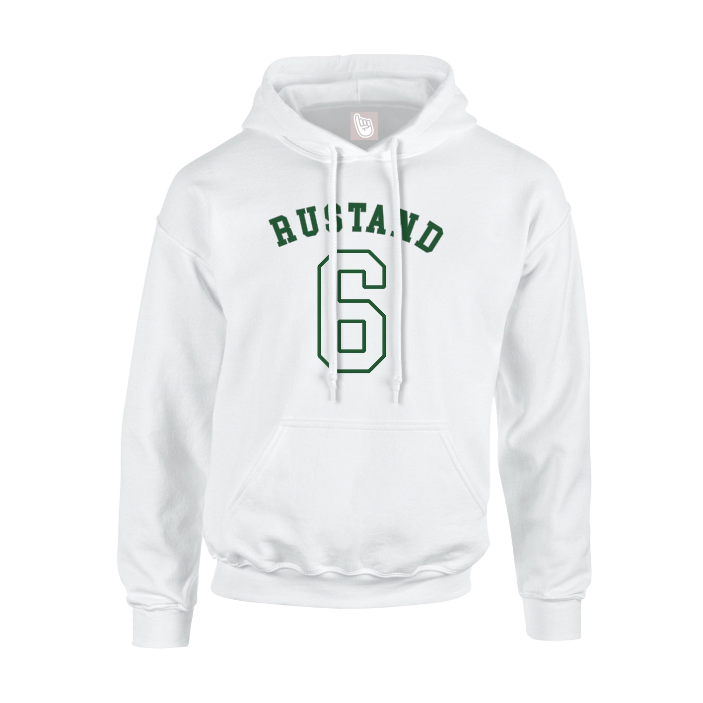 Youth Hoodie — Shirsey Arch in White