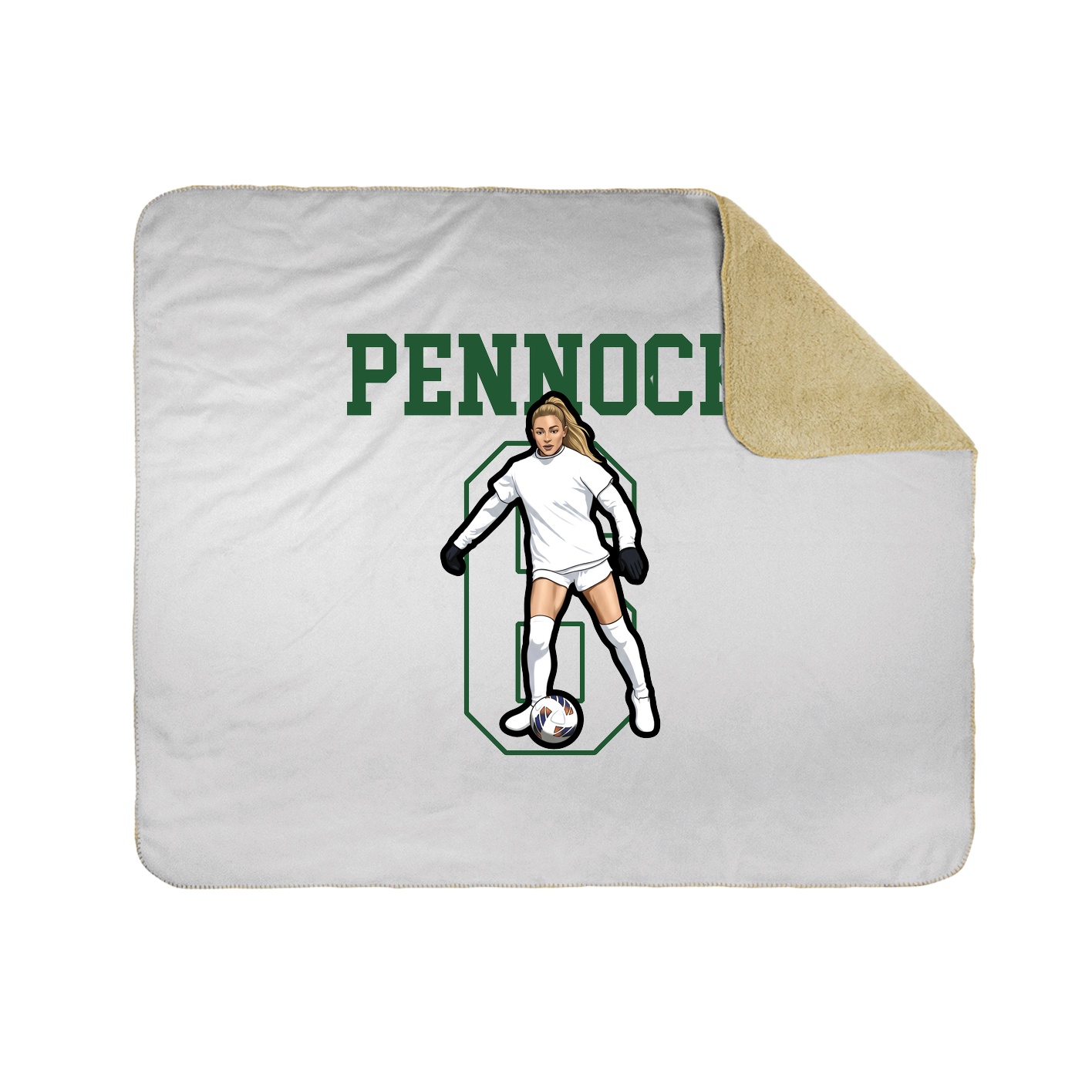 Throw Blanket — Shirsey in White