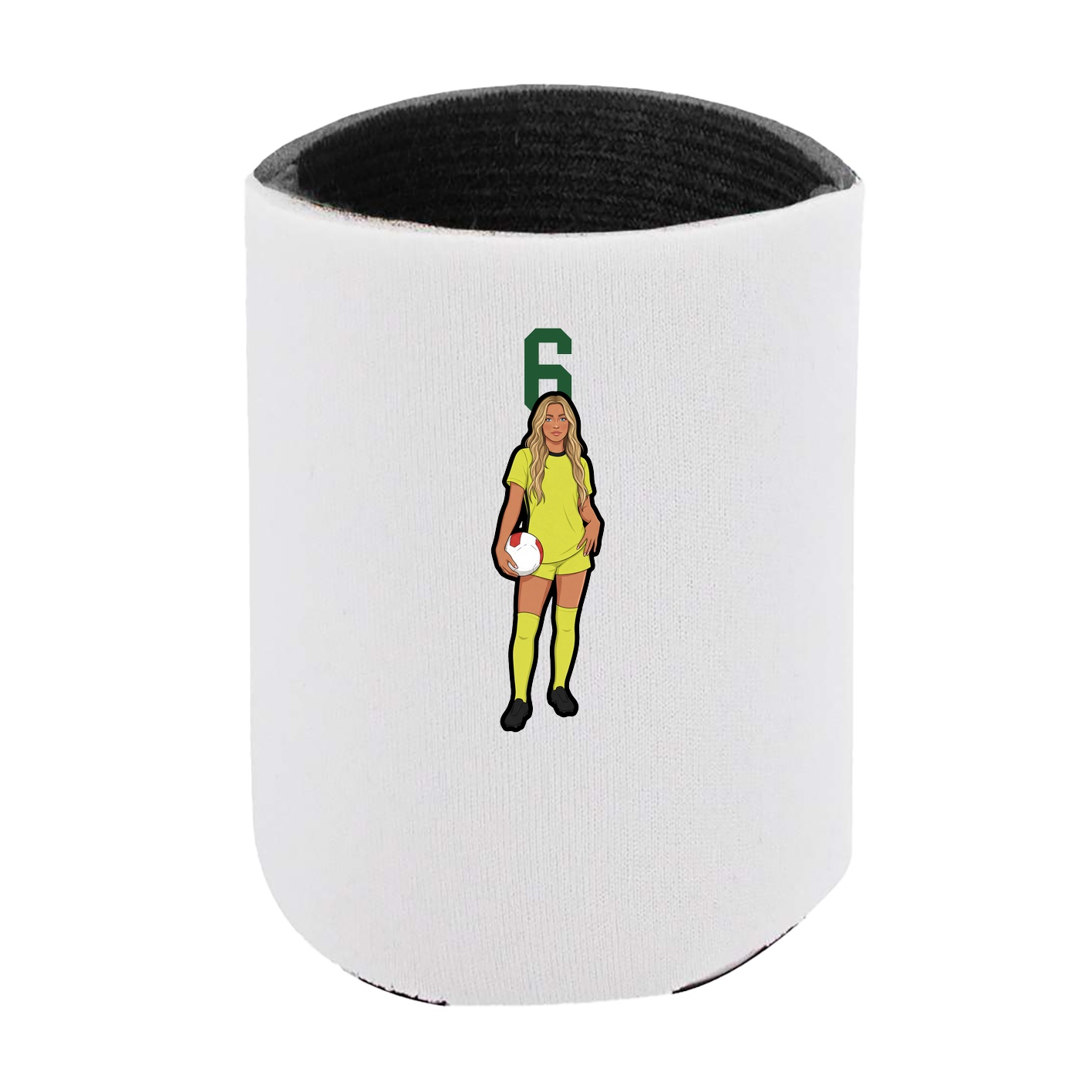 Can Holder — Number Top in White