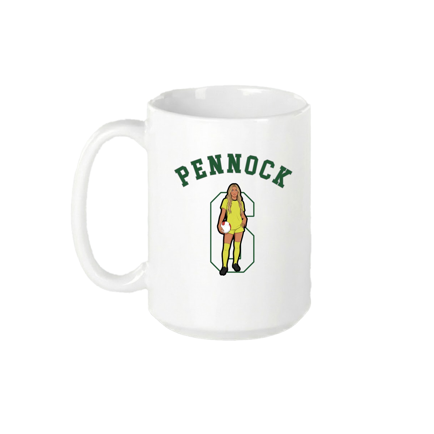 15oz Coffee Mug — Shirsey Arch in White
