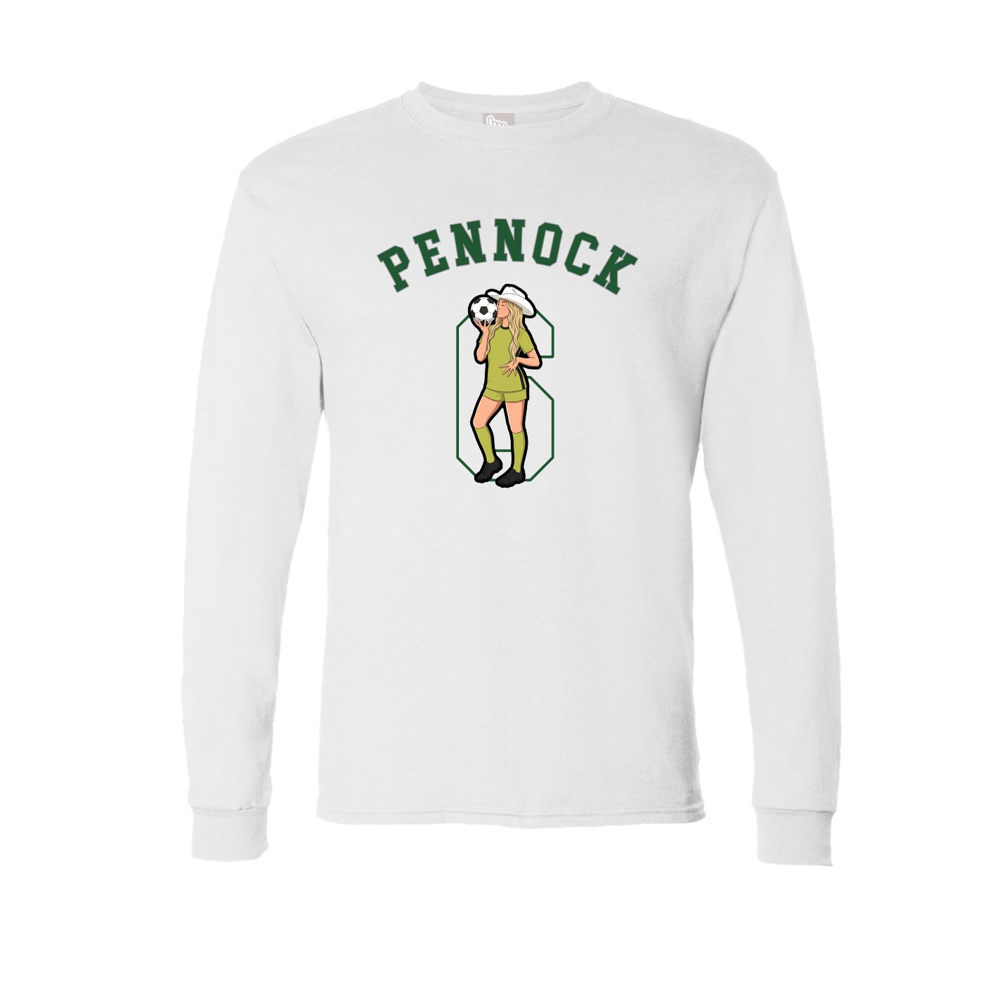 Long Sleeve Tee — Shirsey Arch in White