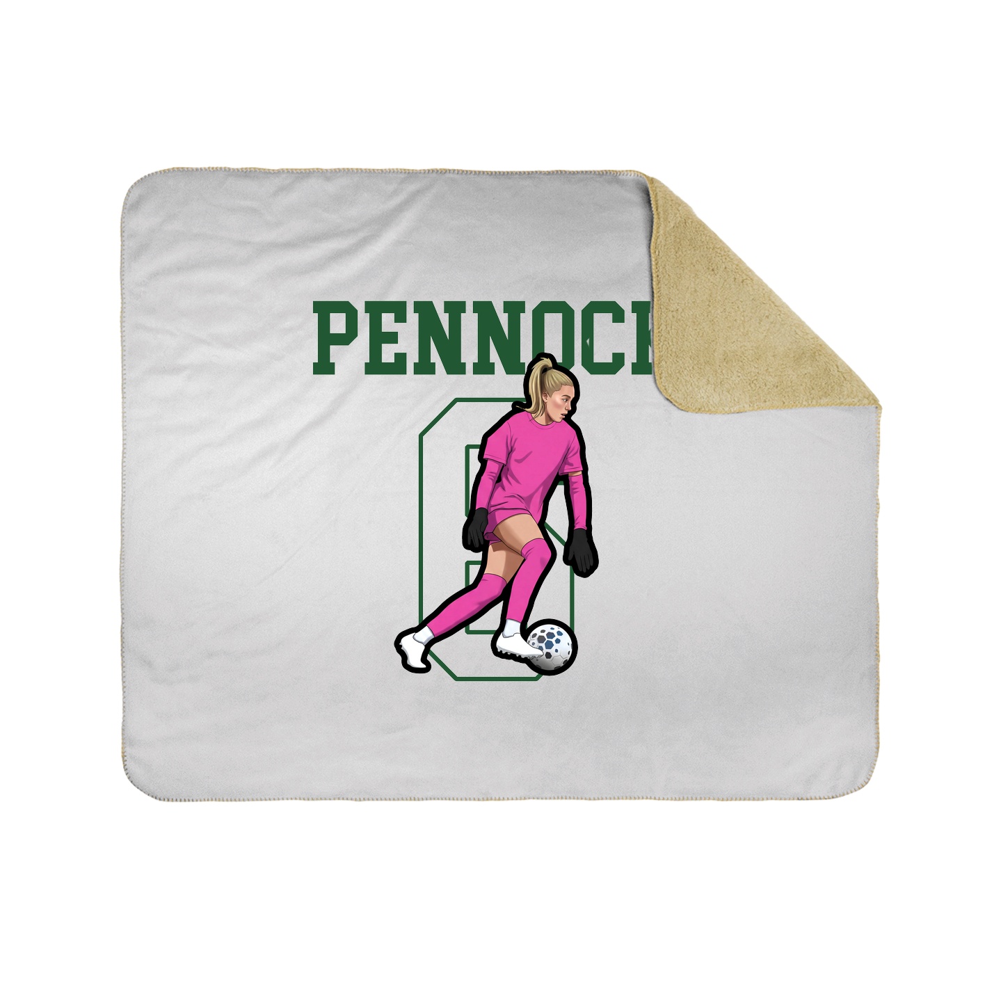 Throw Blanket — Shirsey in White