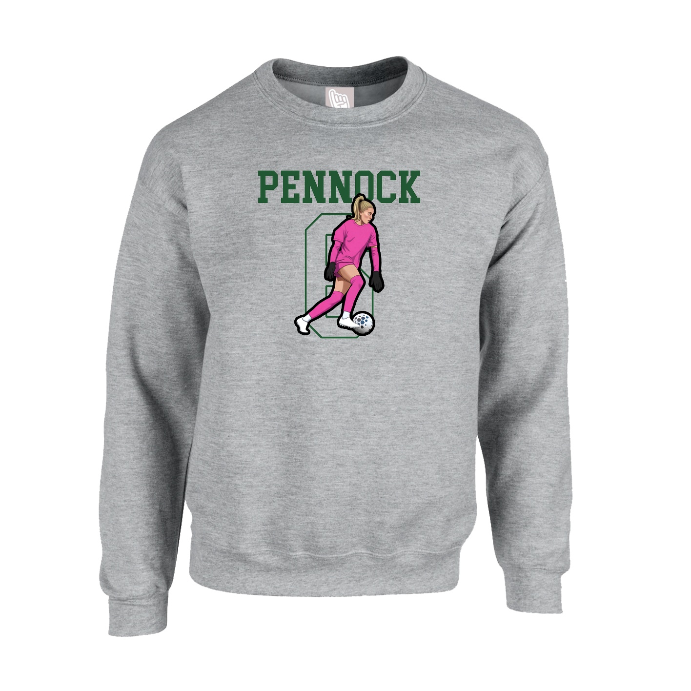 Fleece Crew — Shirsey in Grey
