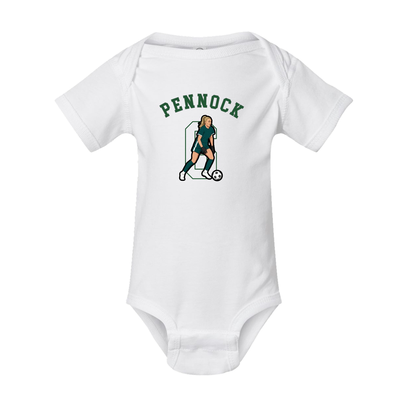 Baby Onesie — Shirsey Arch in White
