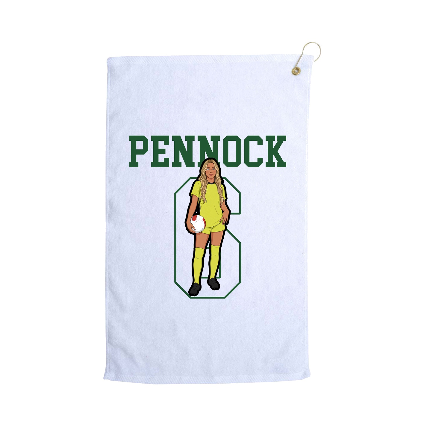 Golf Towel — Shirsey in White