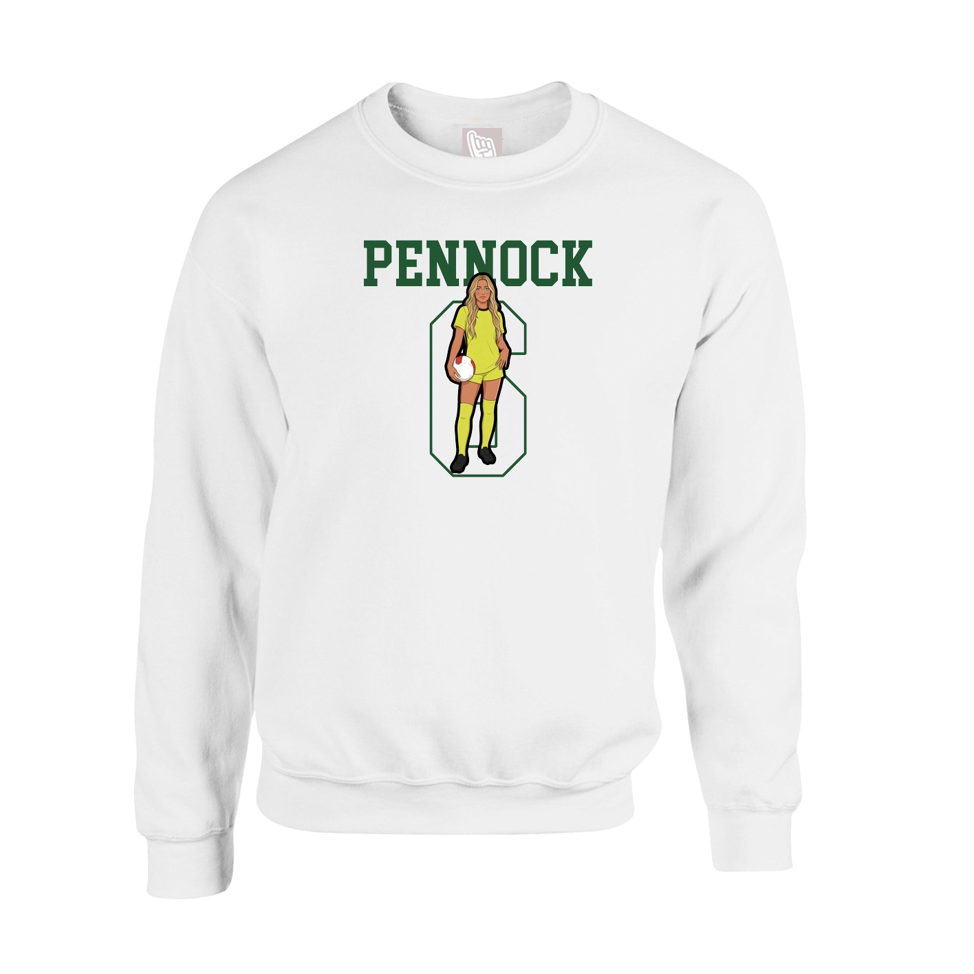 Fleece Crew — Shirsey in White