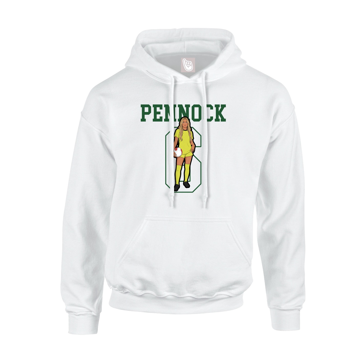 Youth Hoodie — Shirsey in White