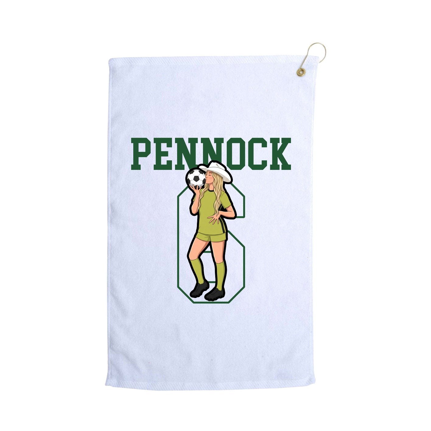 Golf Towel — Shirsey in White