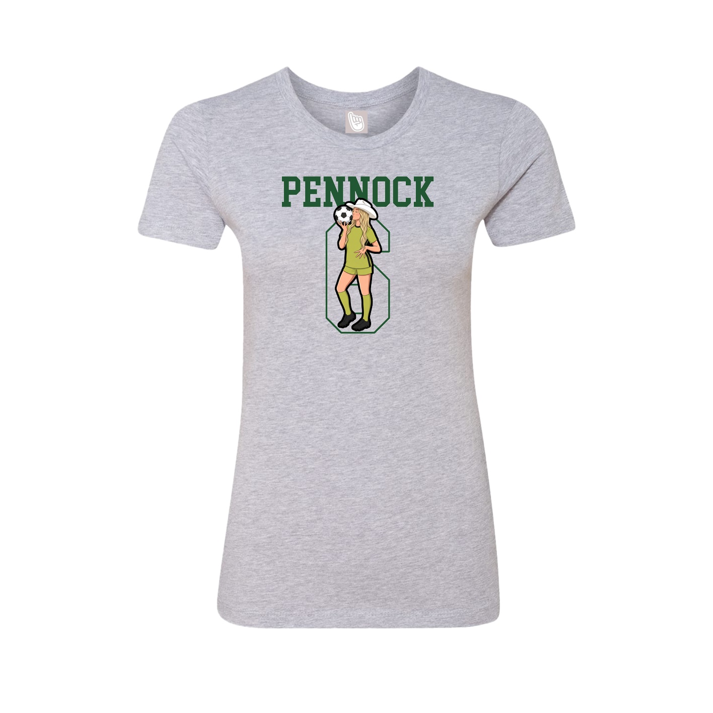 Fitted Women's Tee — Shirsey in Grey