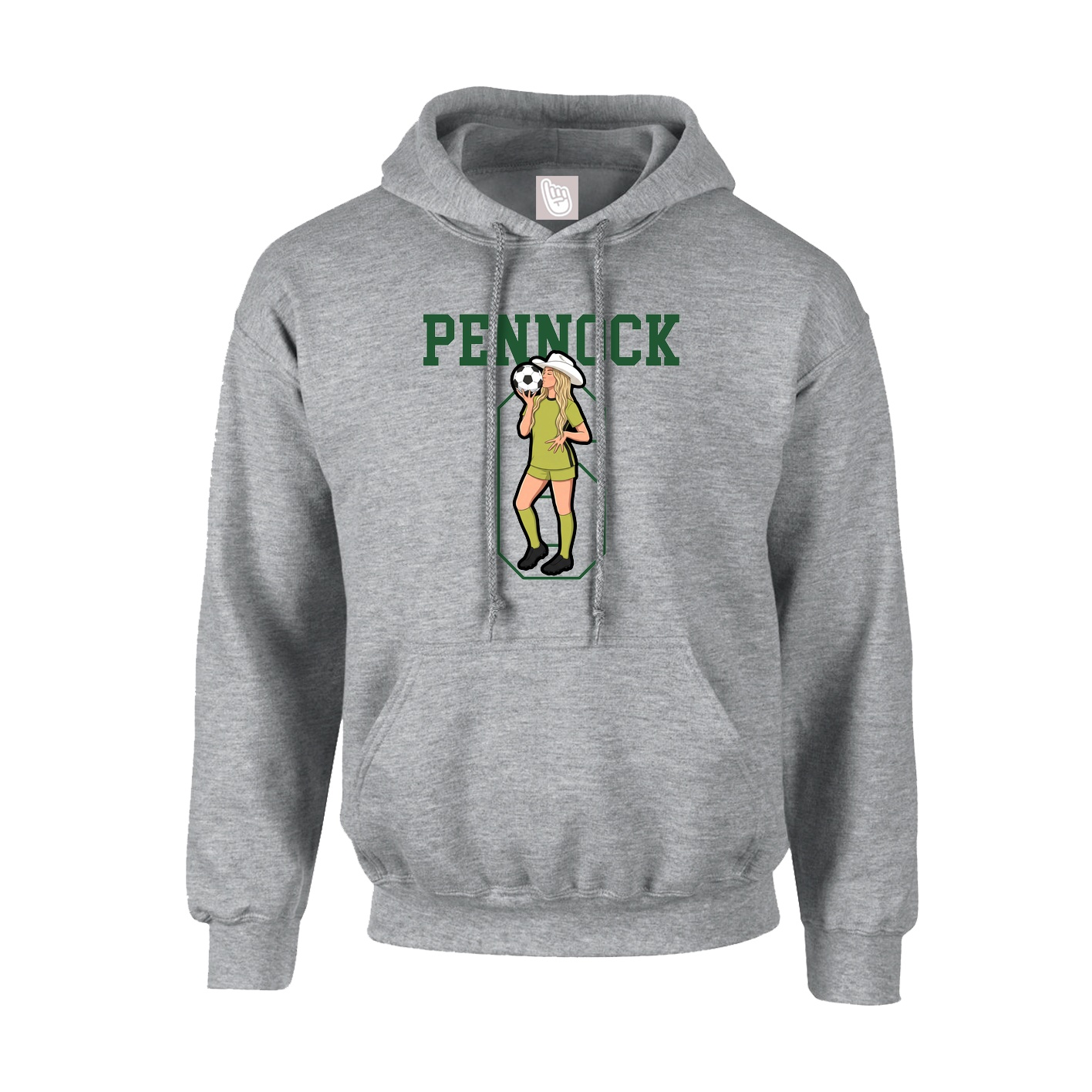 Hoodie — Shirsey in Grey