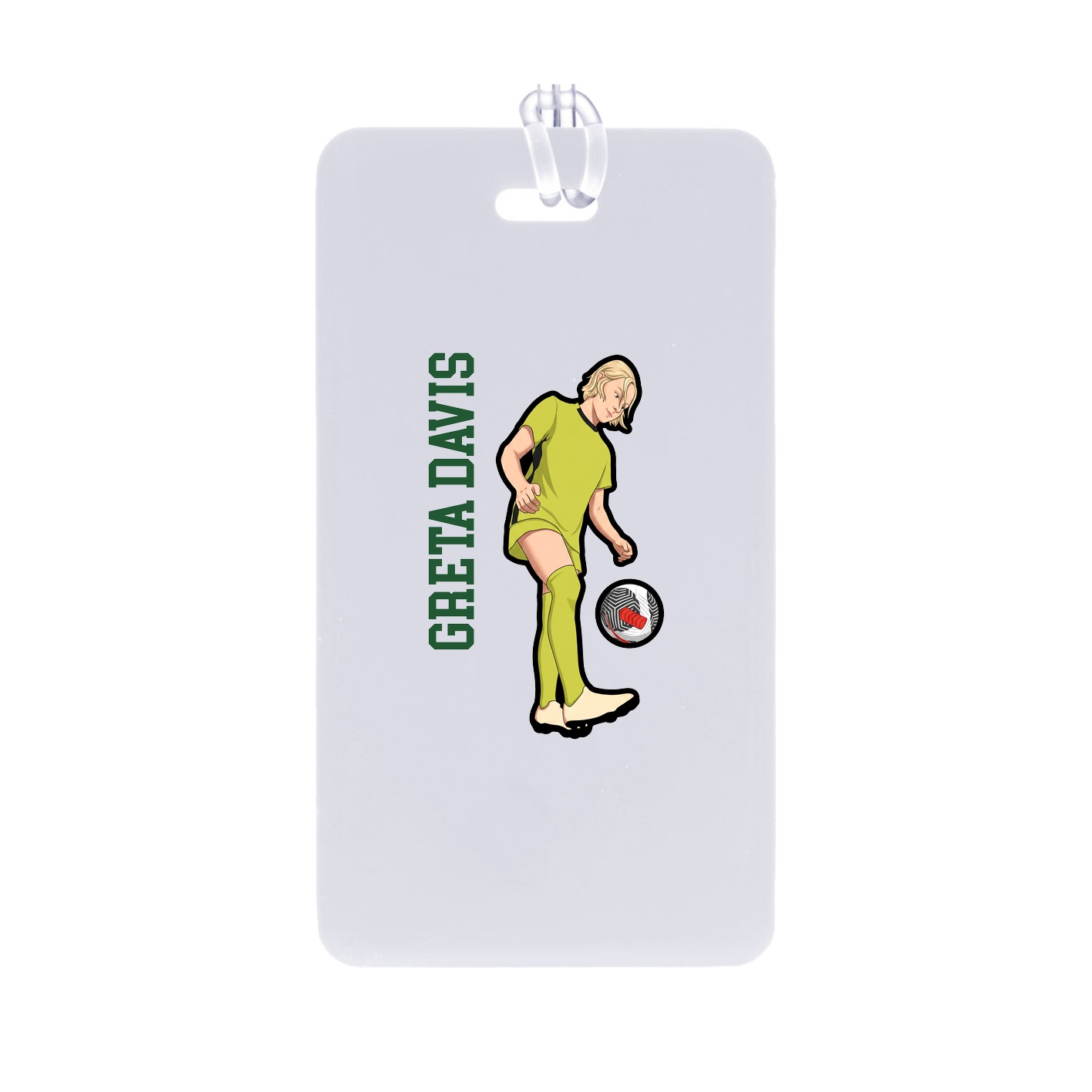 Bag Tag — Name Vertical in Classic