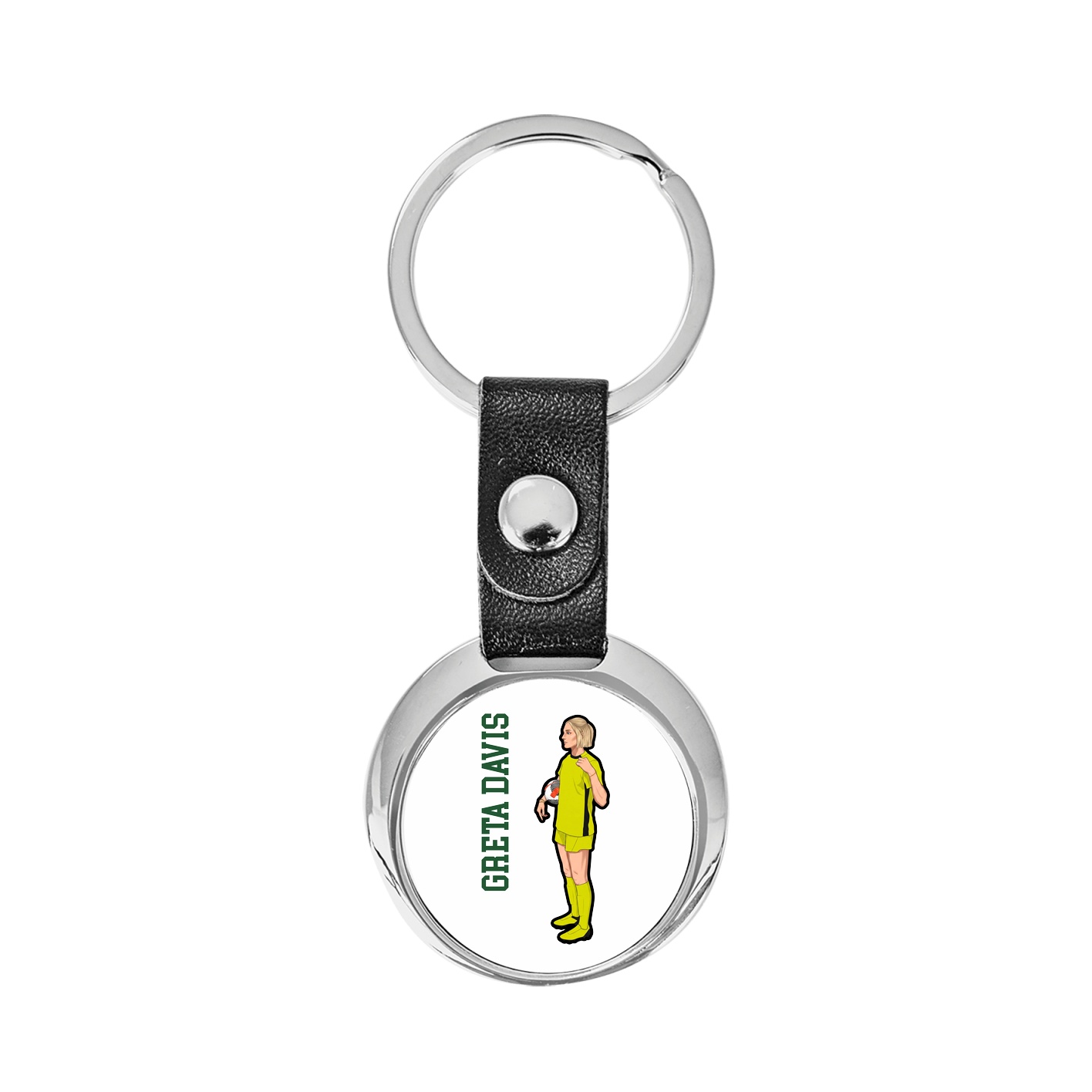 Key Chain — Name Vertical in Classic