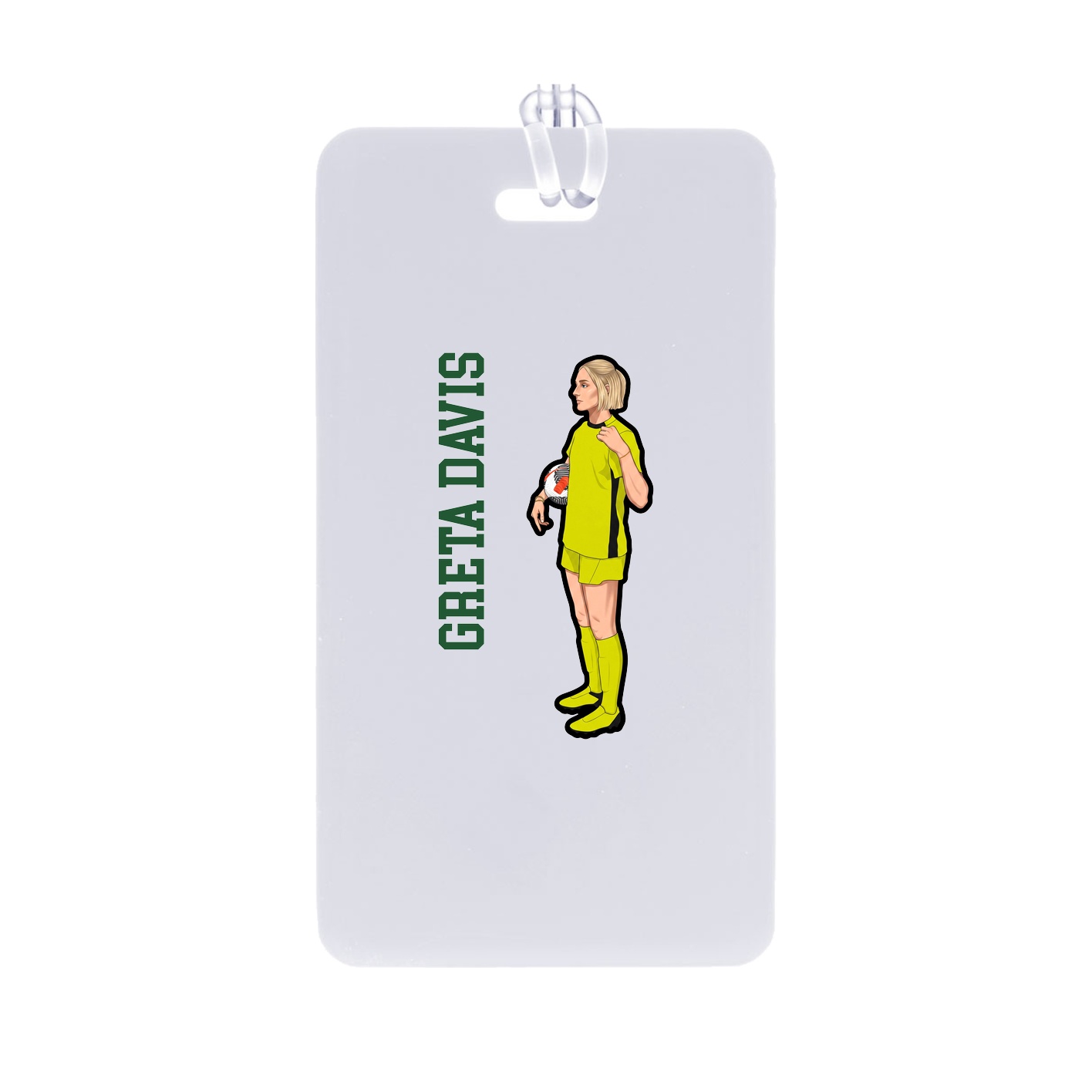 Bag Tag — Name Vertical in Classic