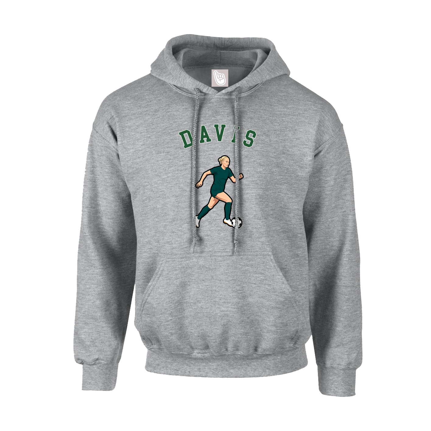 Youth Hoodie — Shirsey Arch in Grey