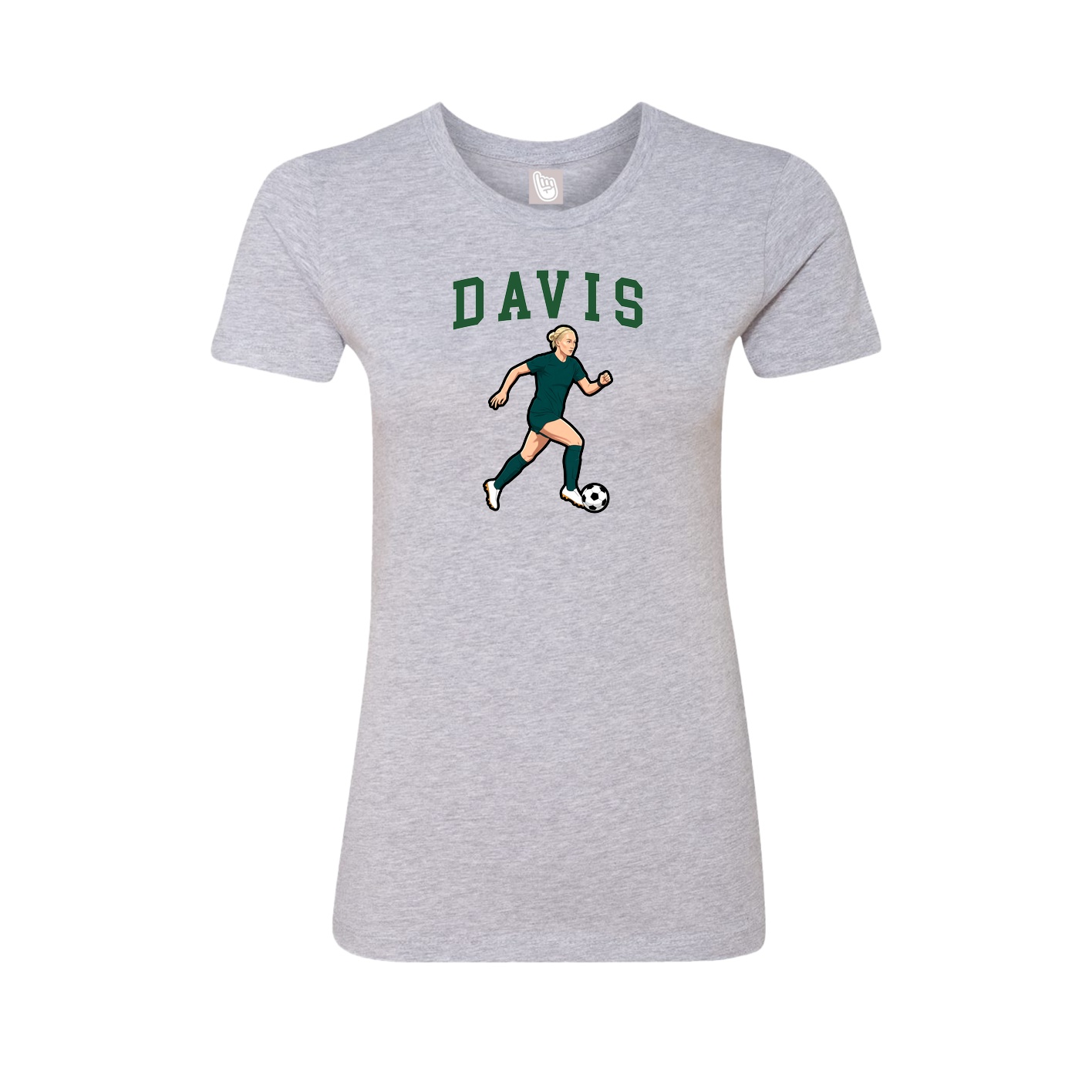 Fitted Women's Tee — Shirsey in Grey