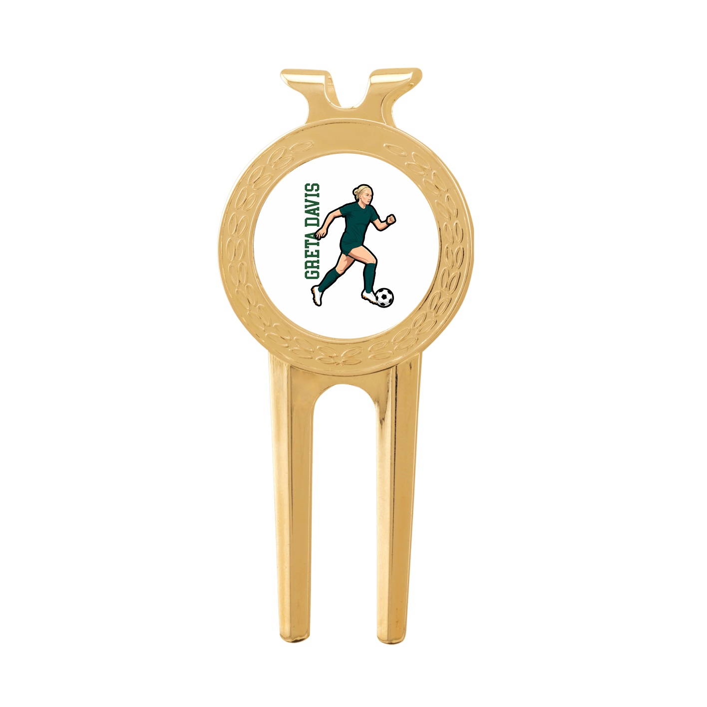 Divot Tool with Ball Marker — Name Vertical in Classic