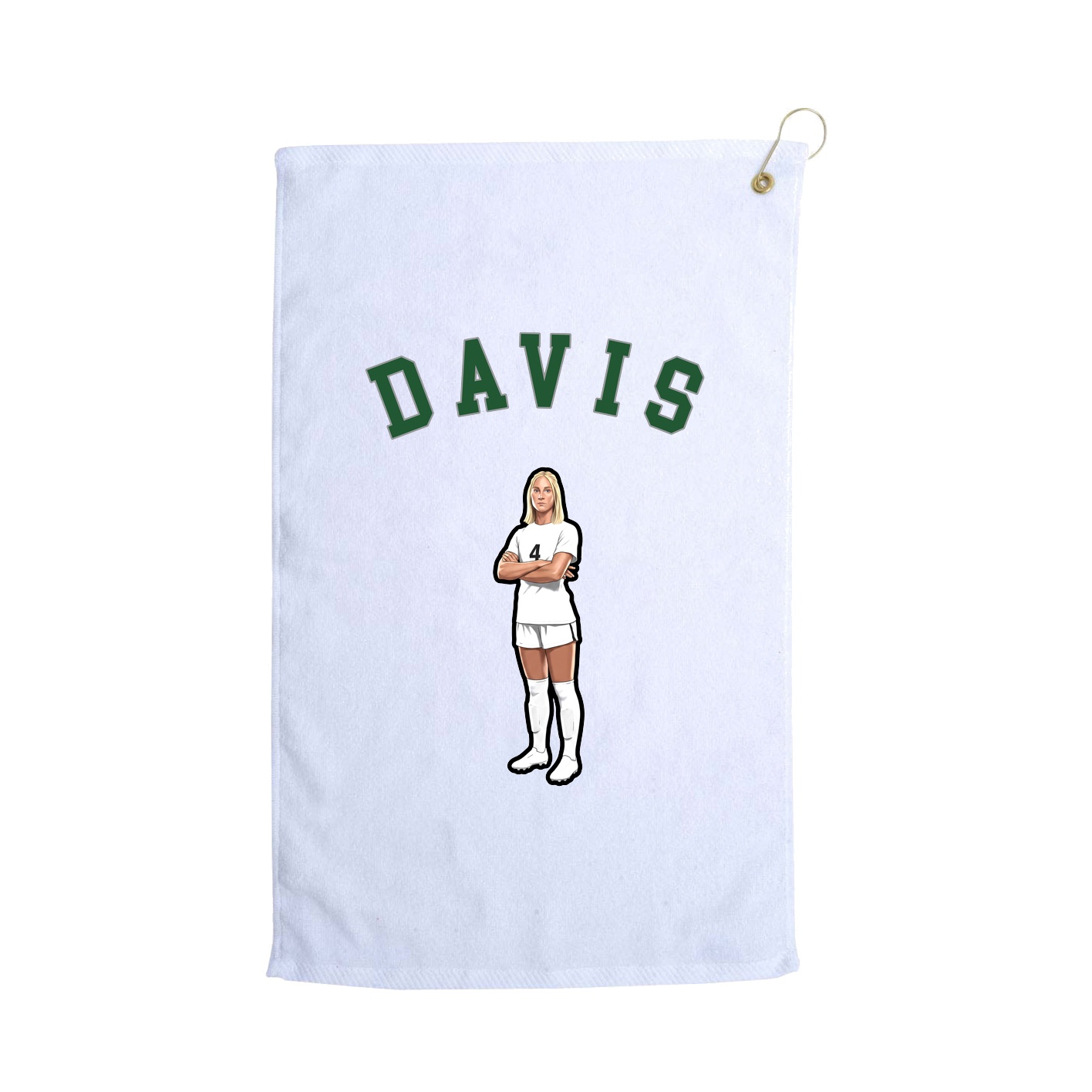 Golf Towel — Shirsey Arch in White