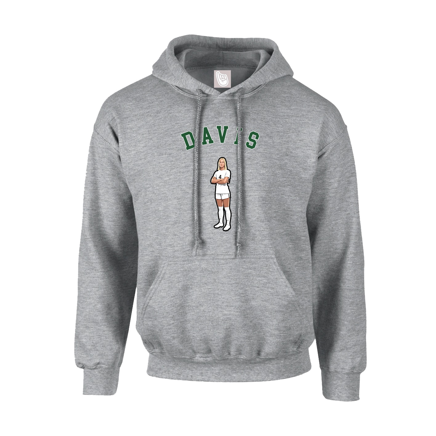 Youth Hoodie — Shirsey Arch in Grey