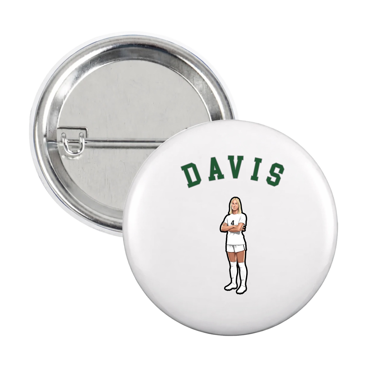 Game Day Button — Shirsey Arch in White